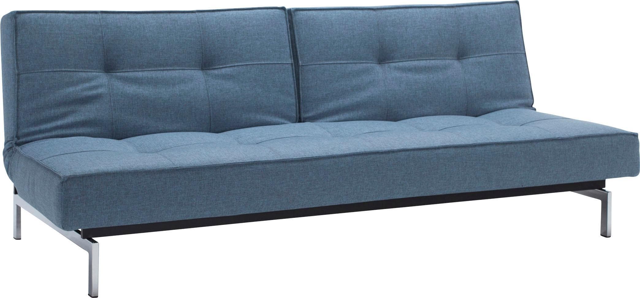 INNOVATION LIVING Schlafsofa Splitback blau Federkern