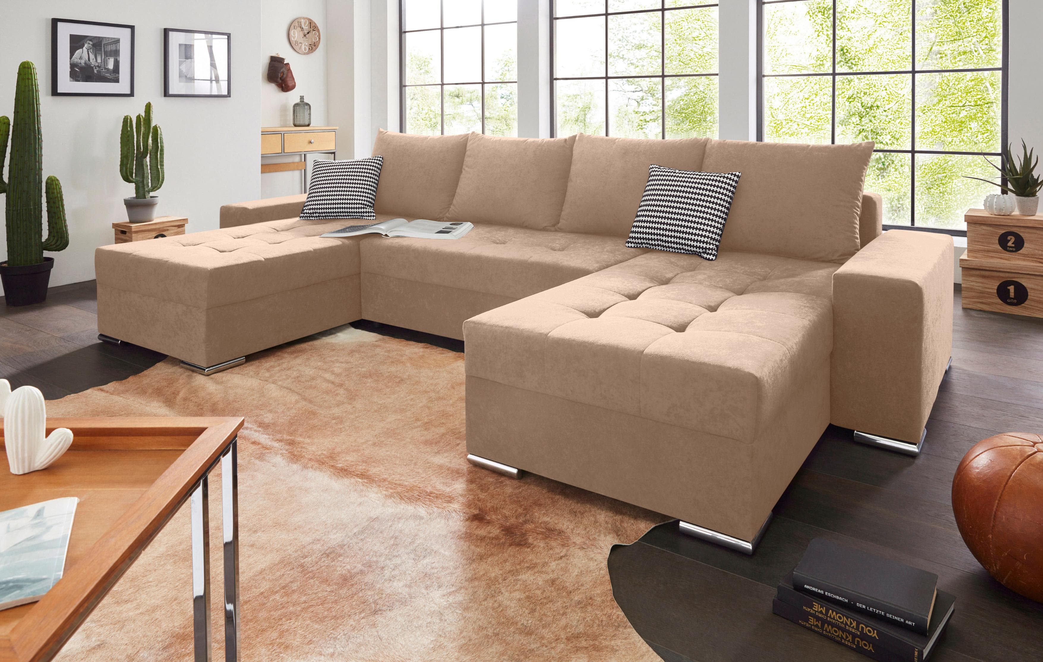 Wohnlandschaft COLLECTION AB Josy XL U-Form Federkern