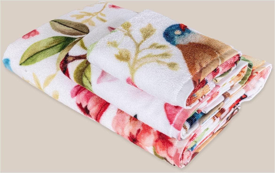 Duschtuch EGERIA Birdy Weiß Baumwolle