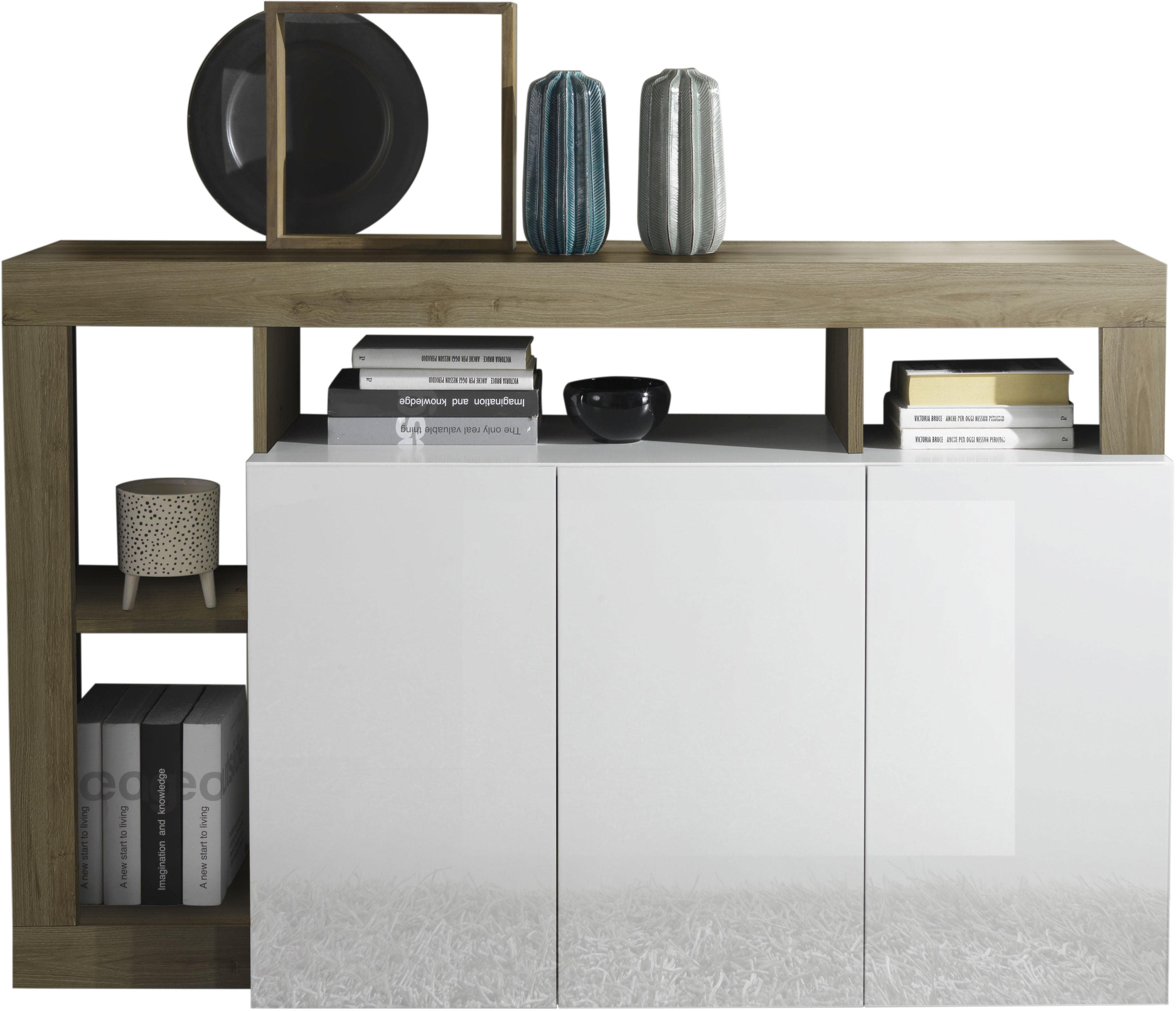 Sideboard HOME AFFAIRE Hamburg Weiß/Cadiz Modern Klassisch