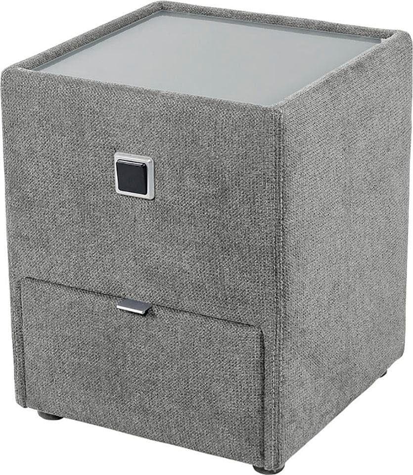 Jockenhöfer Nachtkonsole Lancy Grau mit LED-Beleuchtung