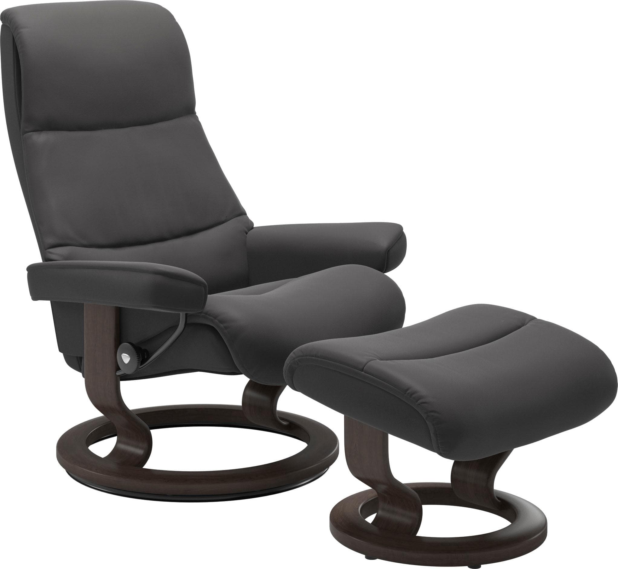 Relaxsessel STRESSLESS View grau Leder PALOMA