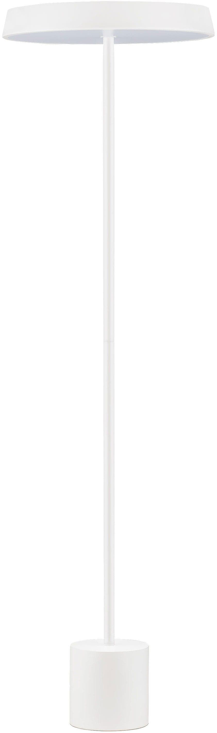 NOVA LUCE Stehlampe "VETRO" Weiß LED 2.666 Lumen