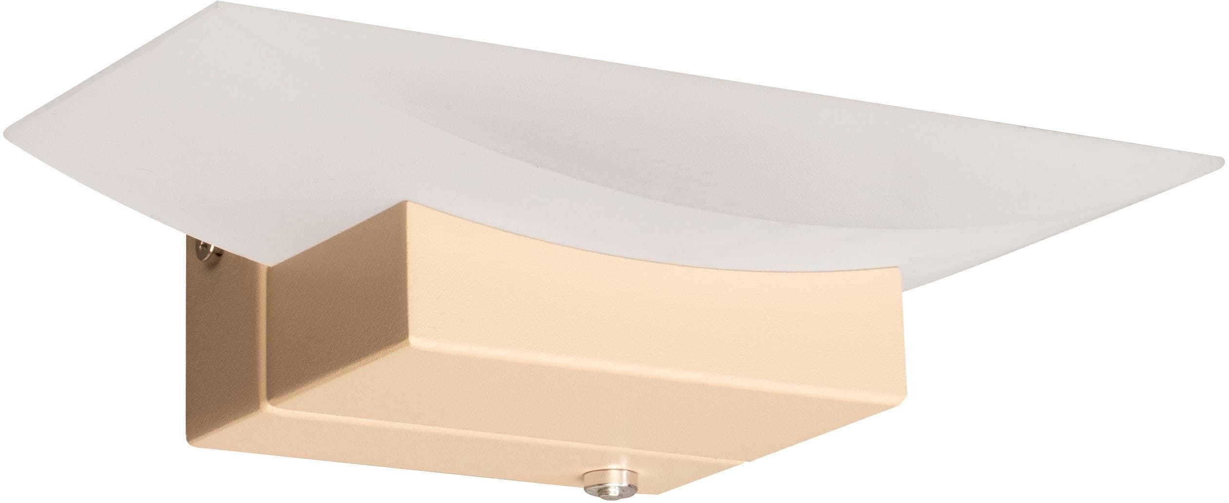 Fischer und Honsel LED-Wandleuchte Bowl TW CCT 20 cm Beige