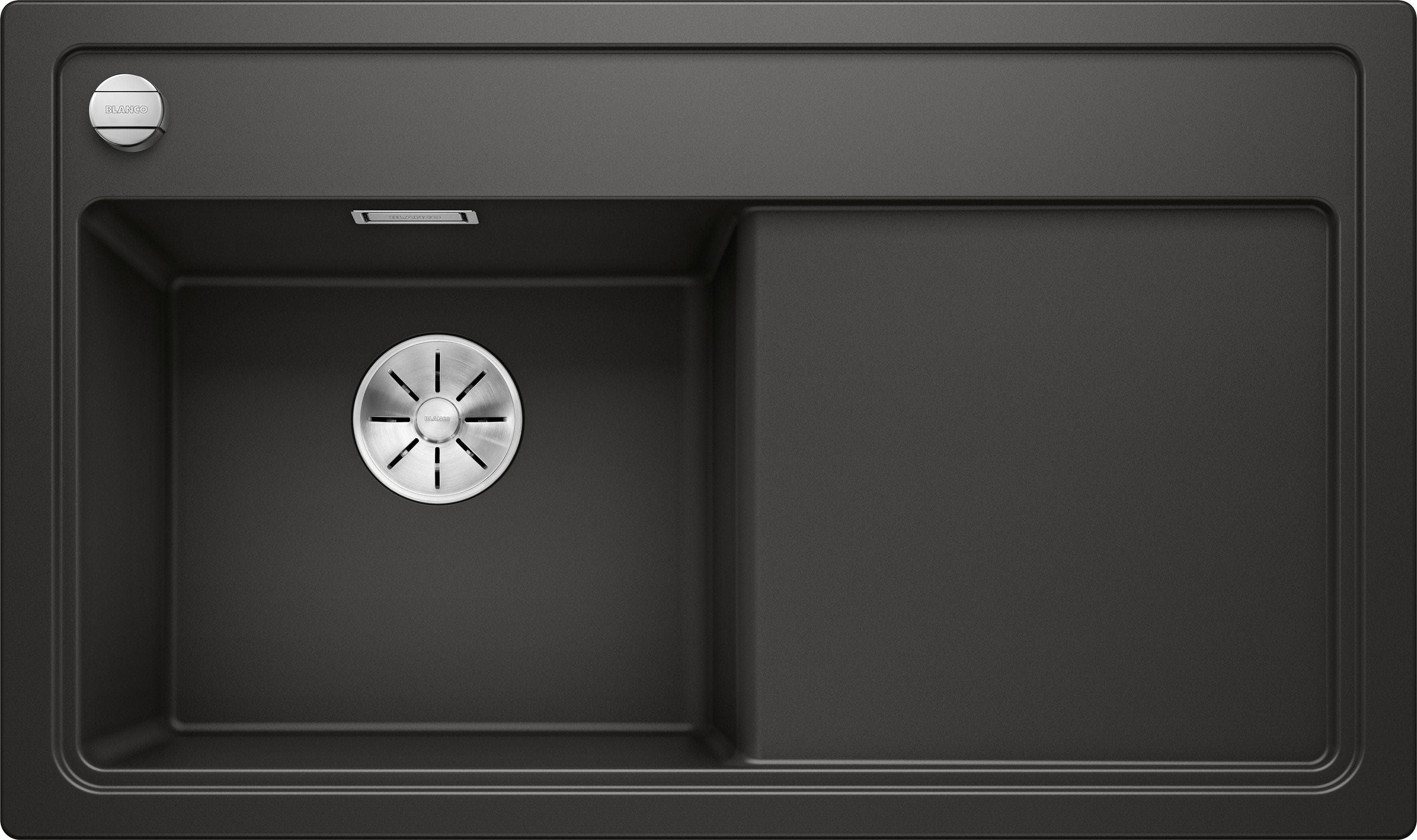 BLANCO Küchenspüle ZENAR 45 S Schwarz Verbundwerkstoff
