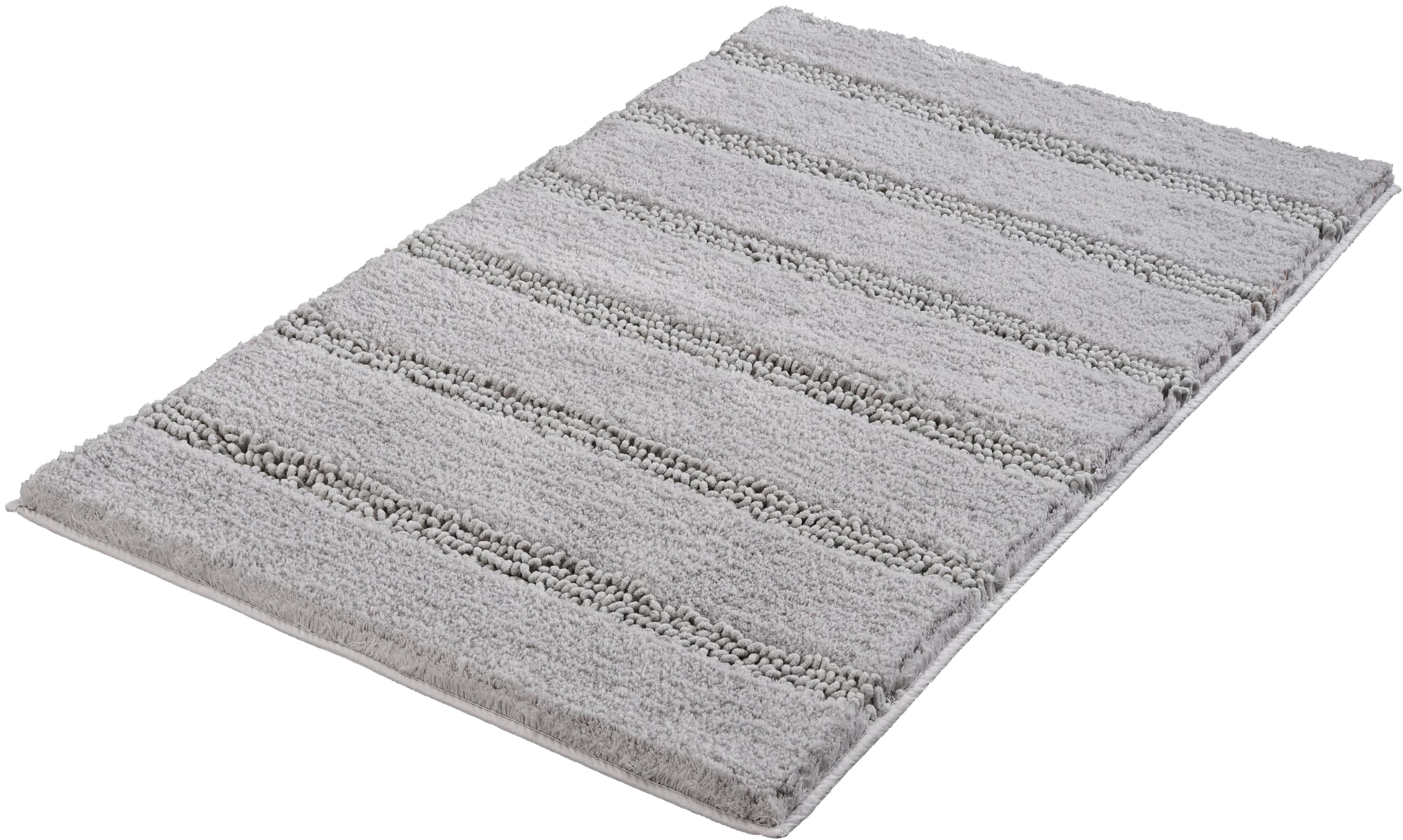 OTTO MONROVIA Badematte Platinfarben Rutschhemmend Polyester