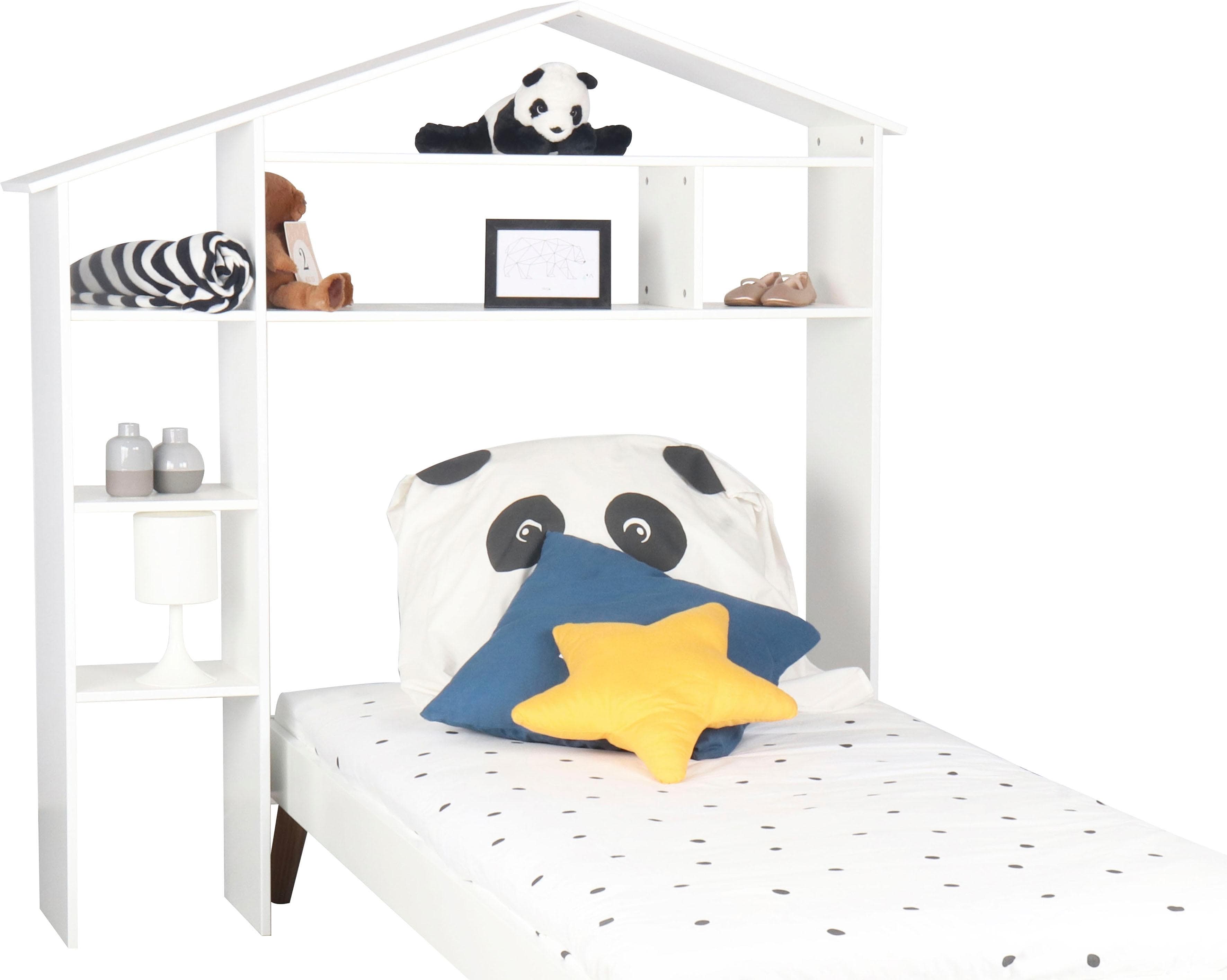 MÖBILIA Regal Lizzi Weiß 7 Fächer Kinderzimmer Aufbewahrung