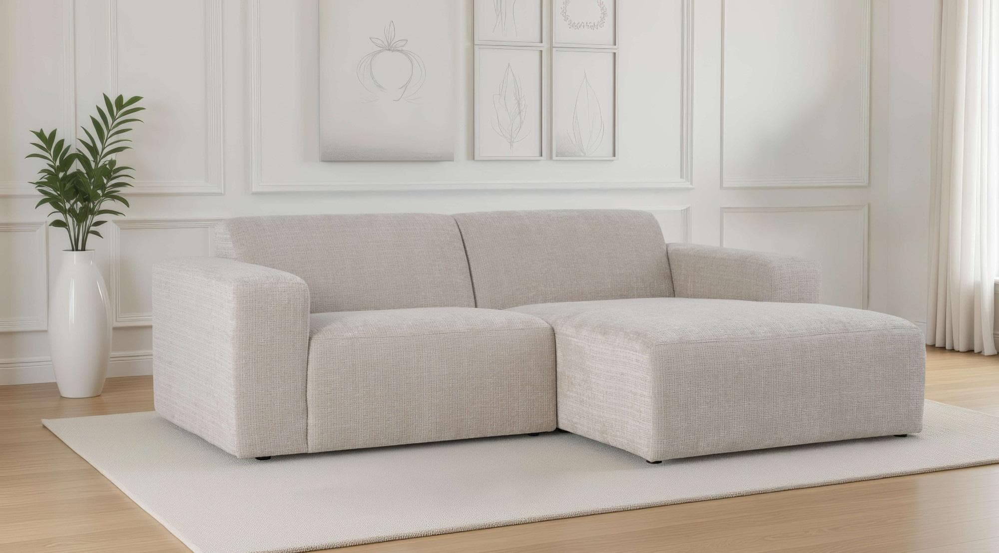 Ecksofa OTTO HOME Koa 228 cm L-Form Modulsofa Chenille