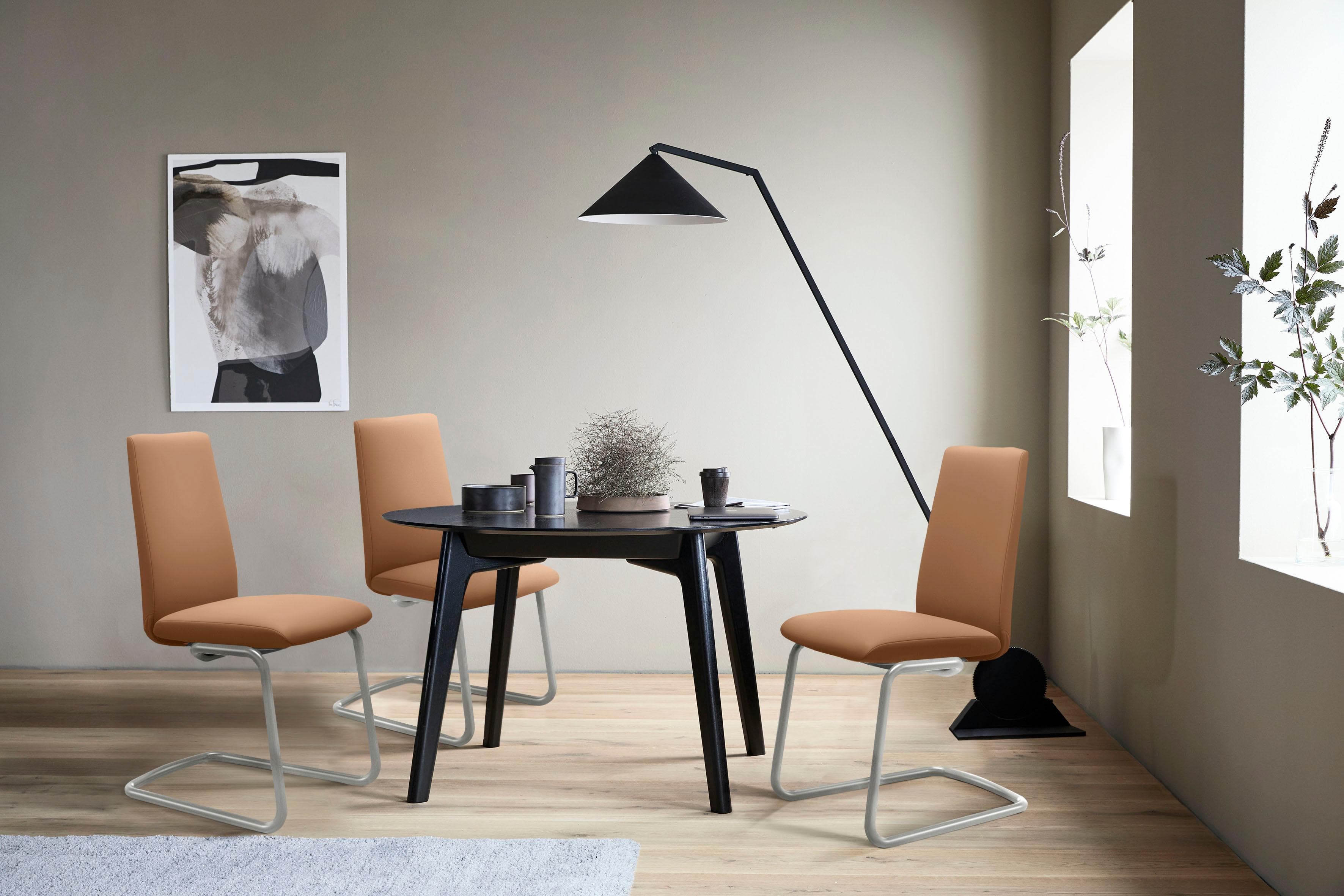 Stressless Polsterstuhl Laurel Braun Moderner Freischwinger