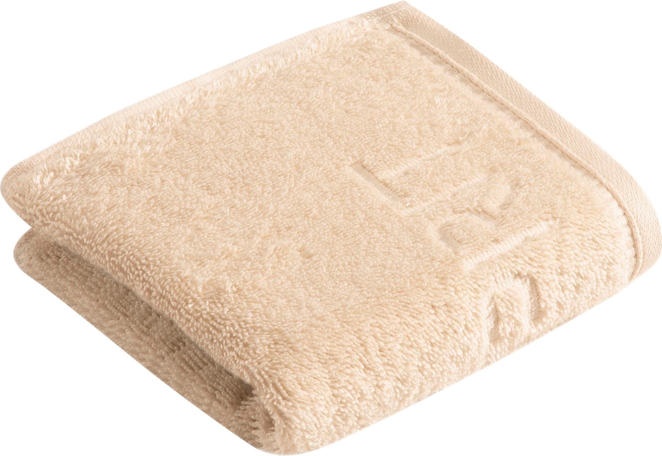 ESPRIT Gästehandtuch Set Modern Solid Beige Frottier 3-teilig