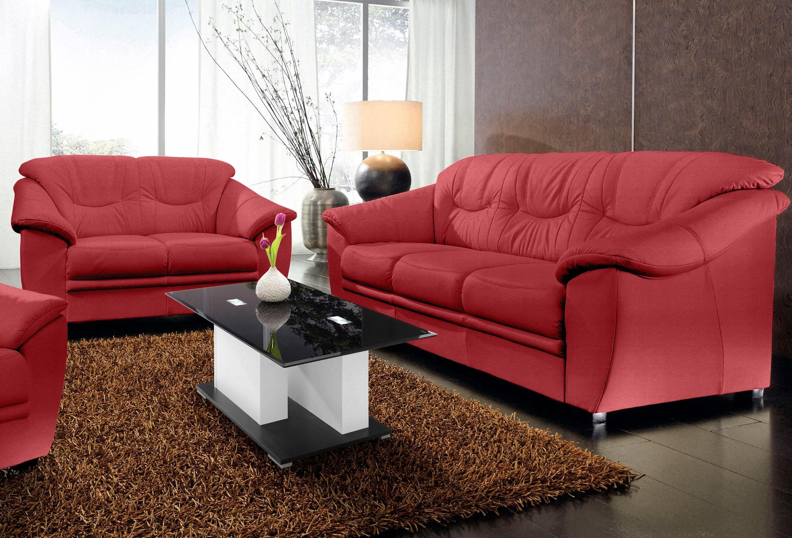 2-teilige Kunstledergarnitur SOFTLUX® - Sofa & Sessel