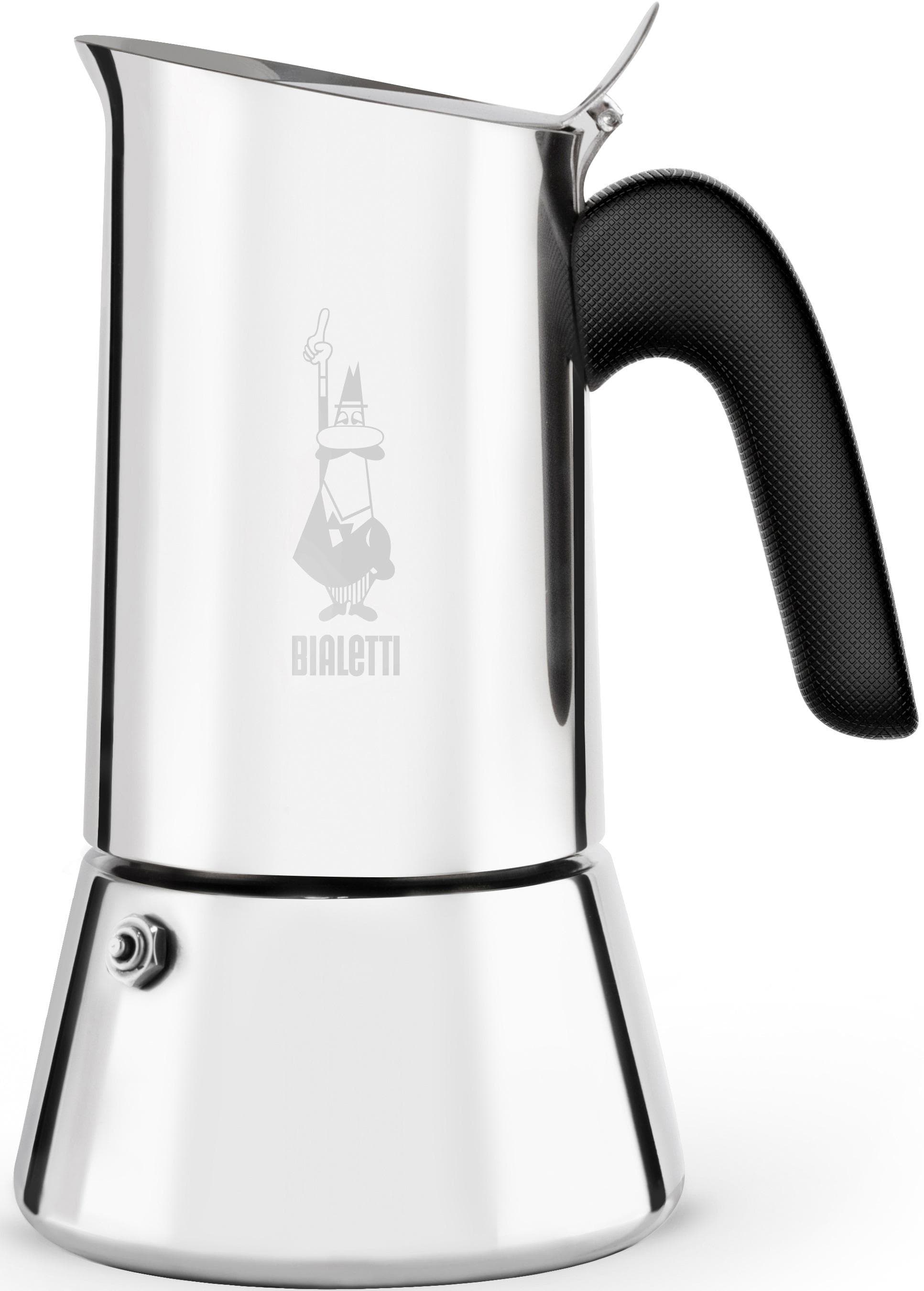 BIALETTI VENUS Espressokocher Silber 6 Tassen Induktionsgeeignet