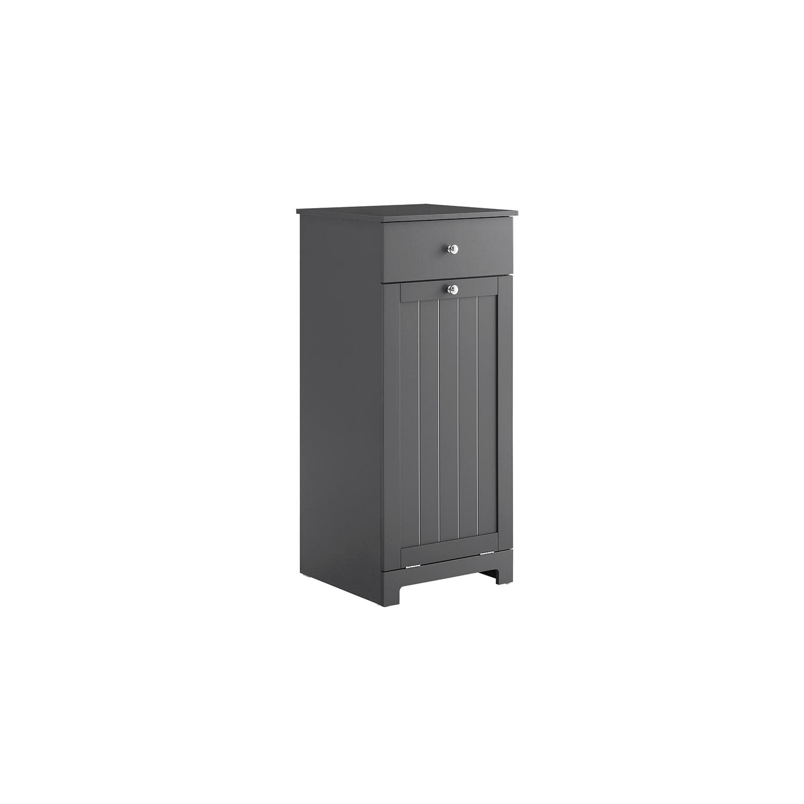 SoBuy Badunterschrank mit 1 Schublade Dunkelgrau Modern