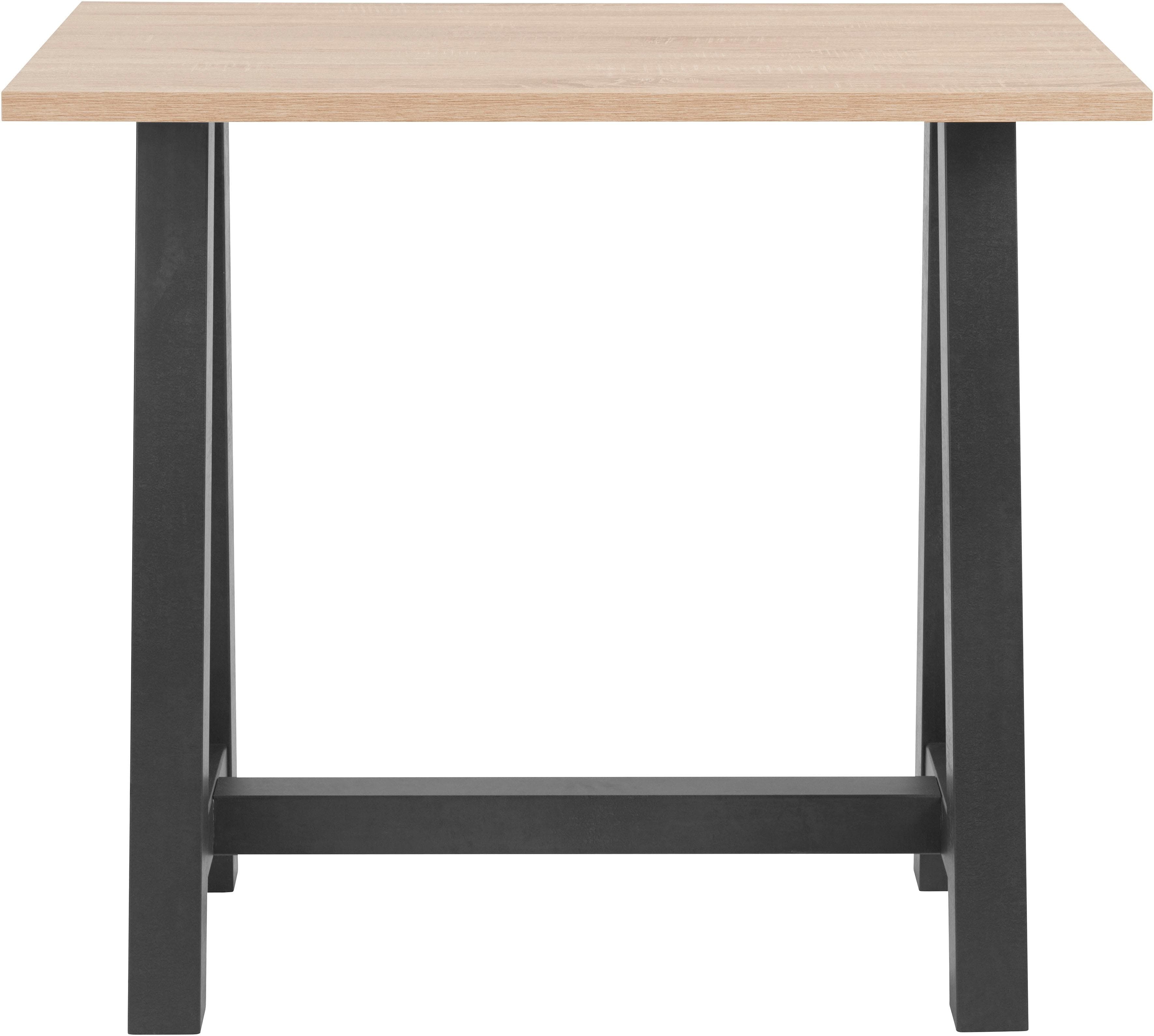 Bartisch MÄUSBACHER Schwarz Holzoptik