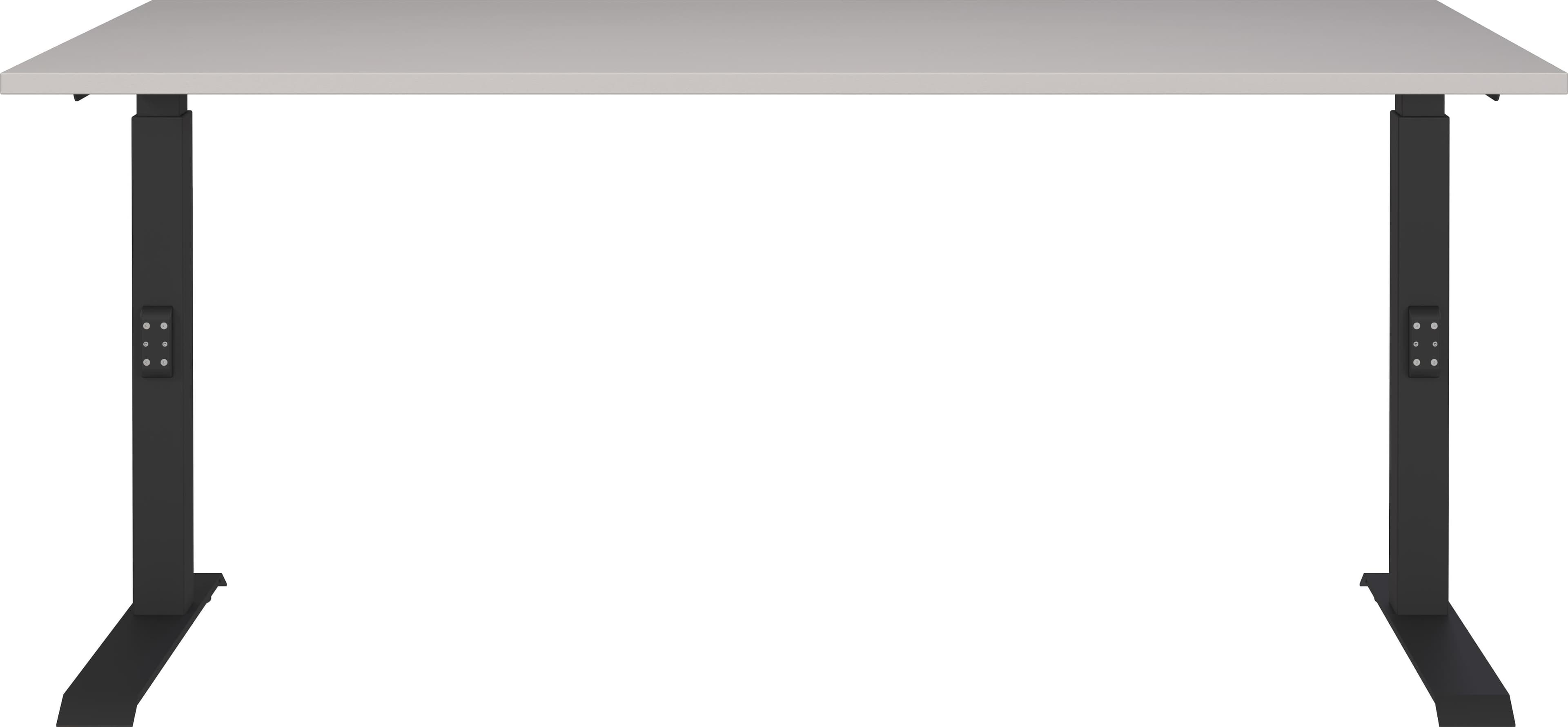 Germania Lemont Schreibtisch höhenverstellbar Braun/Schwarz