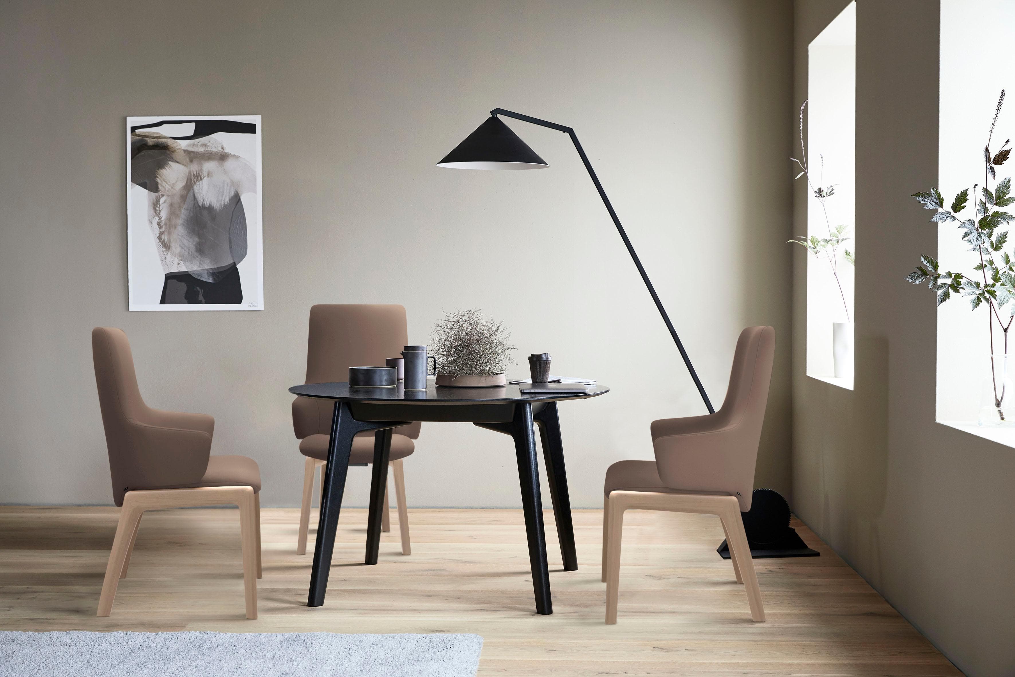 Polsterstuhl STRESSLESS "Laurel" Braun Leder BATICK