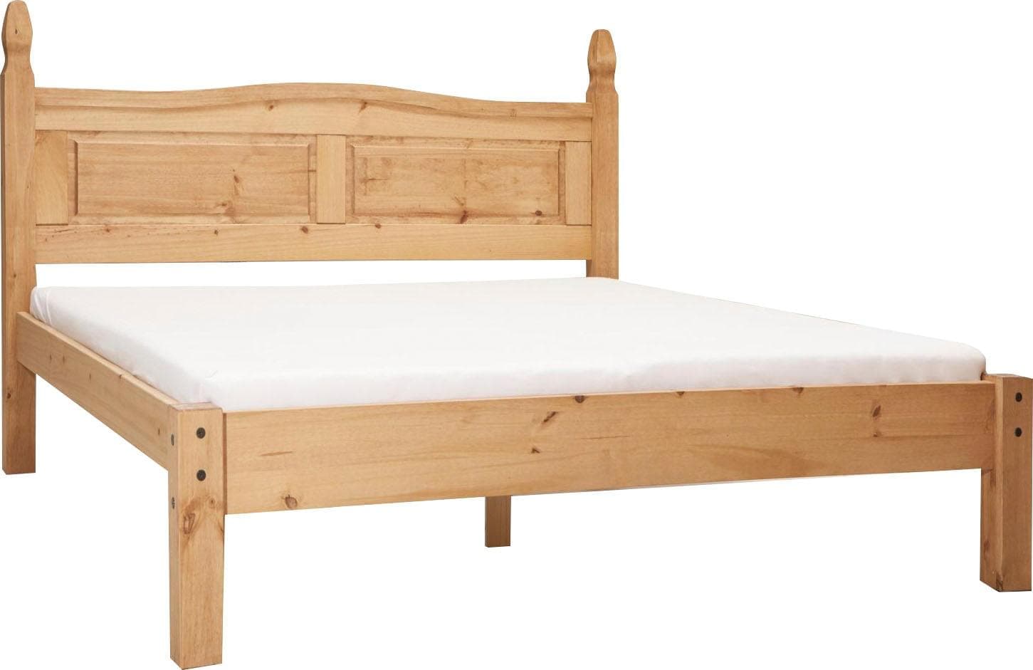 MÖBILIA Bettgestell Honig Kiefer Massivholz Landhausstil