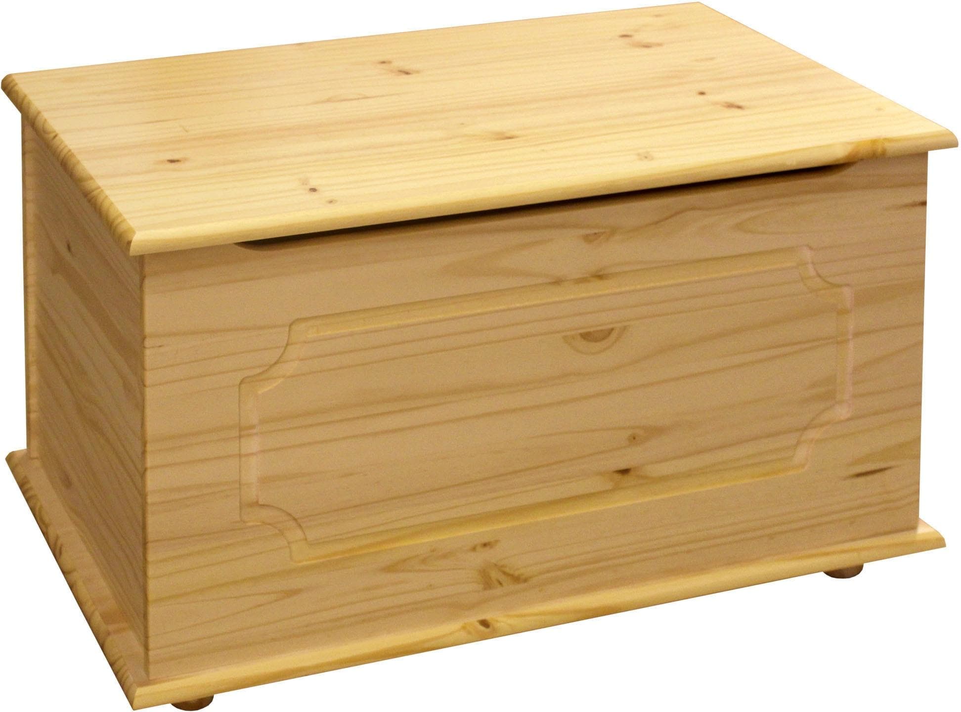 Home Affaire Truhe Beige Massivholz