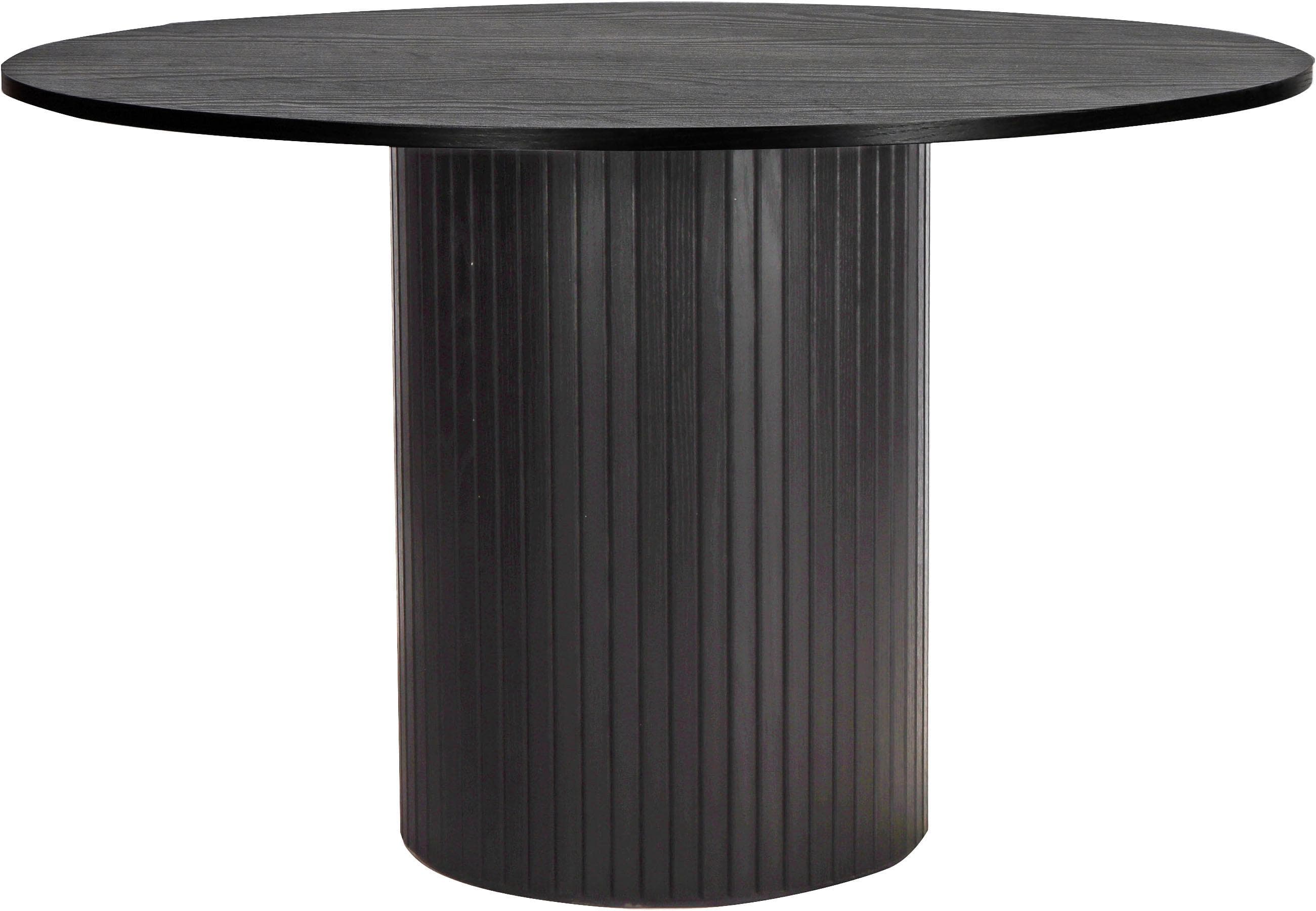 Esstisch HOME AFFAIRE Schwarz Melaminplatte