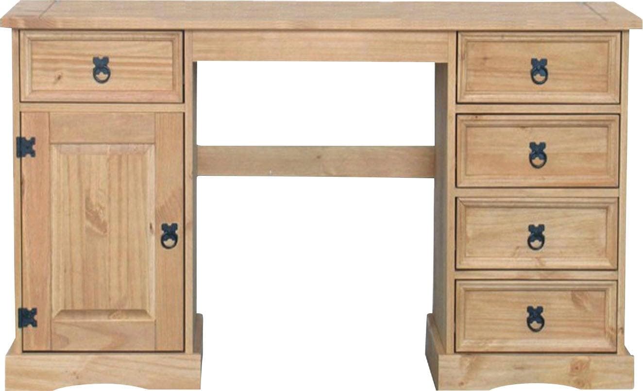 Schreibtisch Home Affaire Honig Massivholz