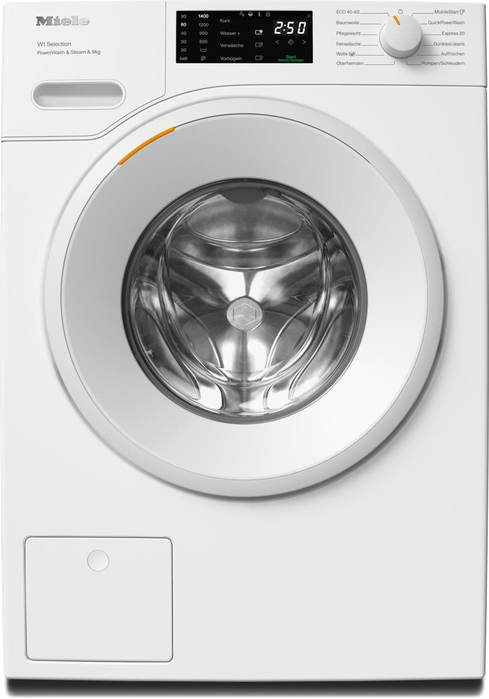 Miele Waschmaschine WSD383 WCS PWash&Steam&9kg Weiß