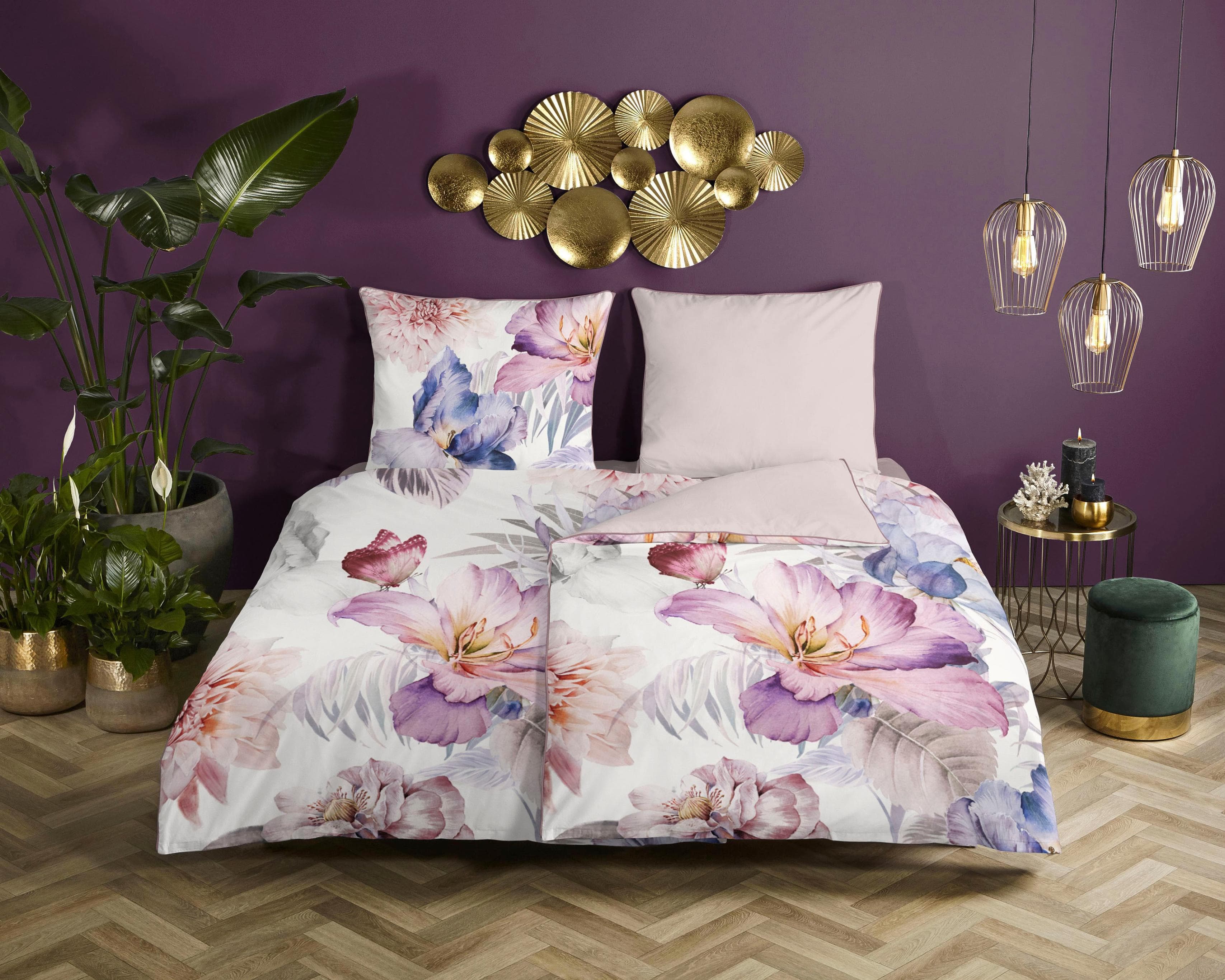 Descanso Wendebettwäsche Caen Beige Satin Bio-Baumwolle