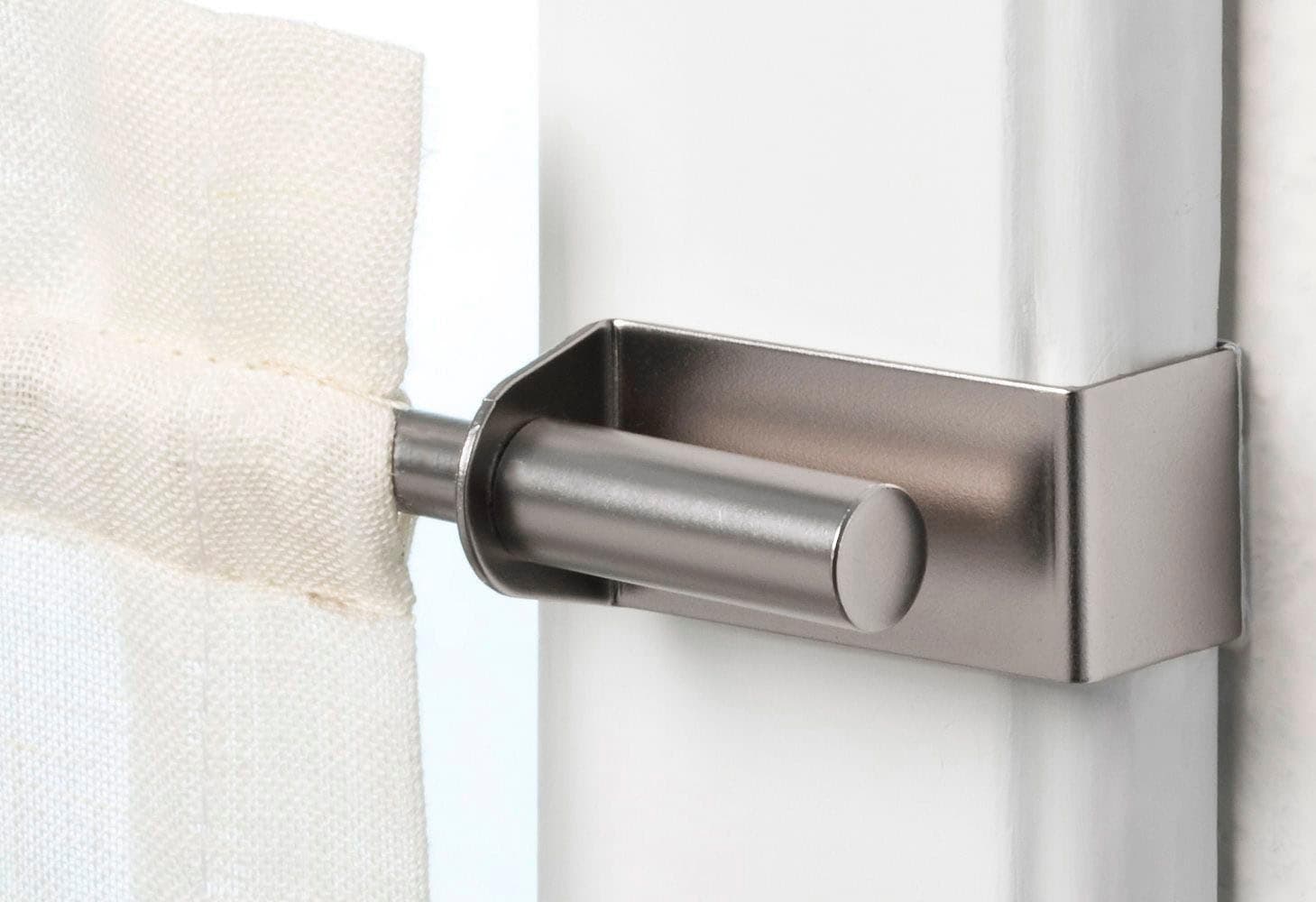 GARESA Scheibenstange SPANNFIX Grau Titanfarben Messing 9mm