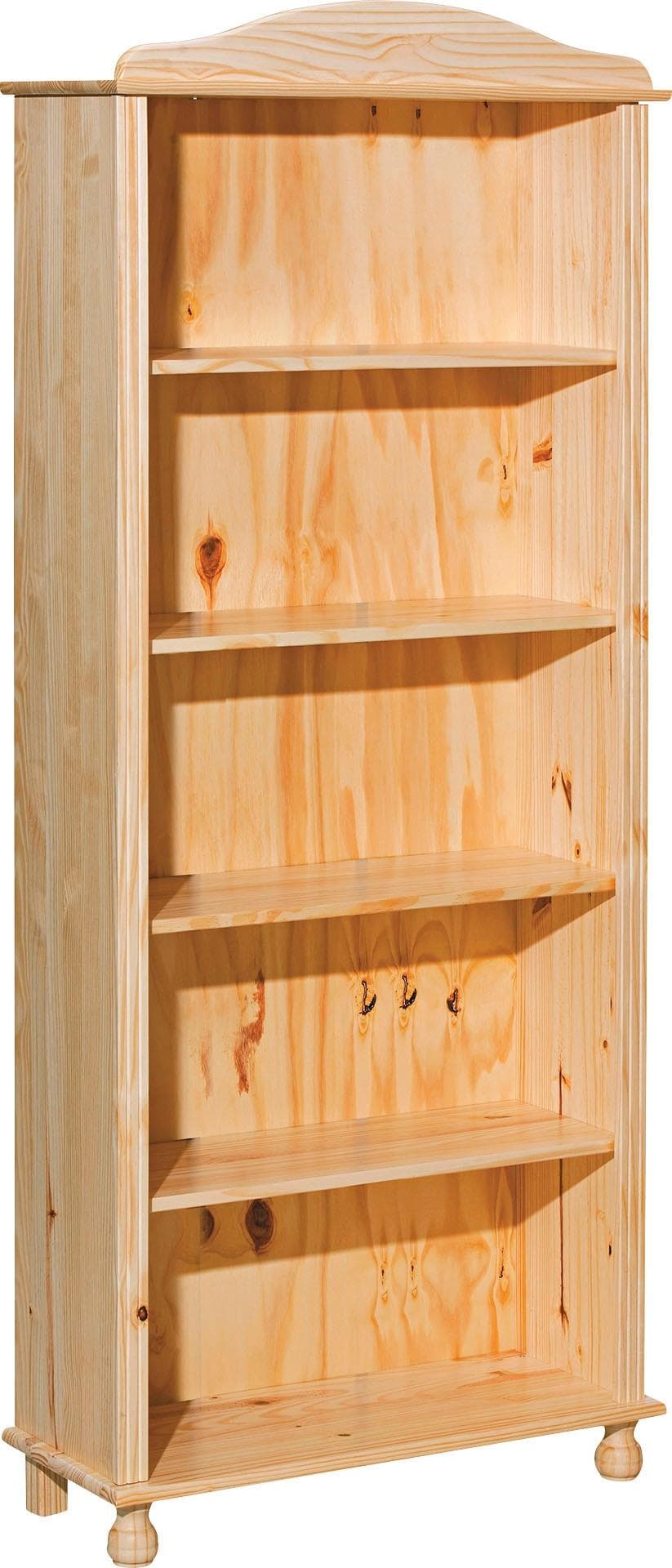 Bücherregal mit gedrechselten Füßen