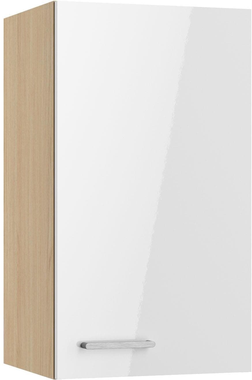 Hängeschrank OPTIFIT "KS-Lucy" Weiß Glanz Soft-Close