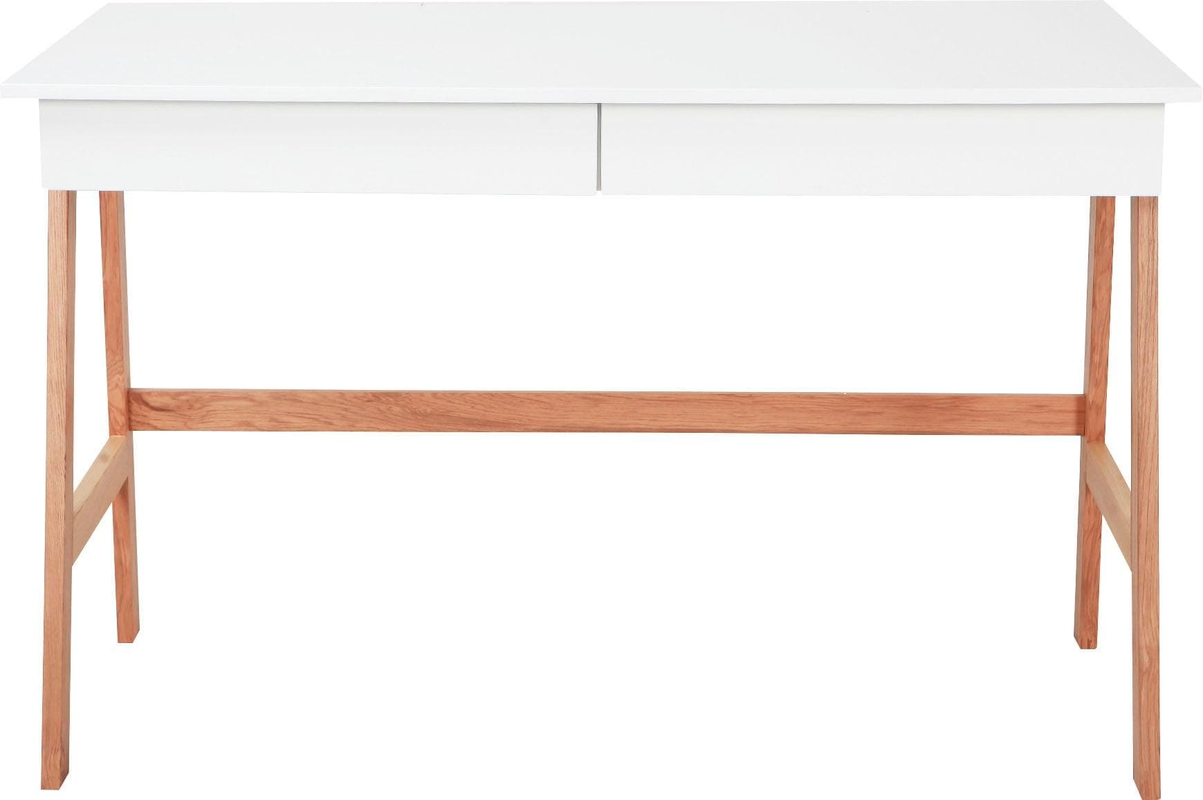 andas Schreibtisch Herdis: Skandinavisches Design mit Grifflosen Schubladen