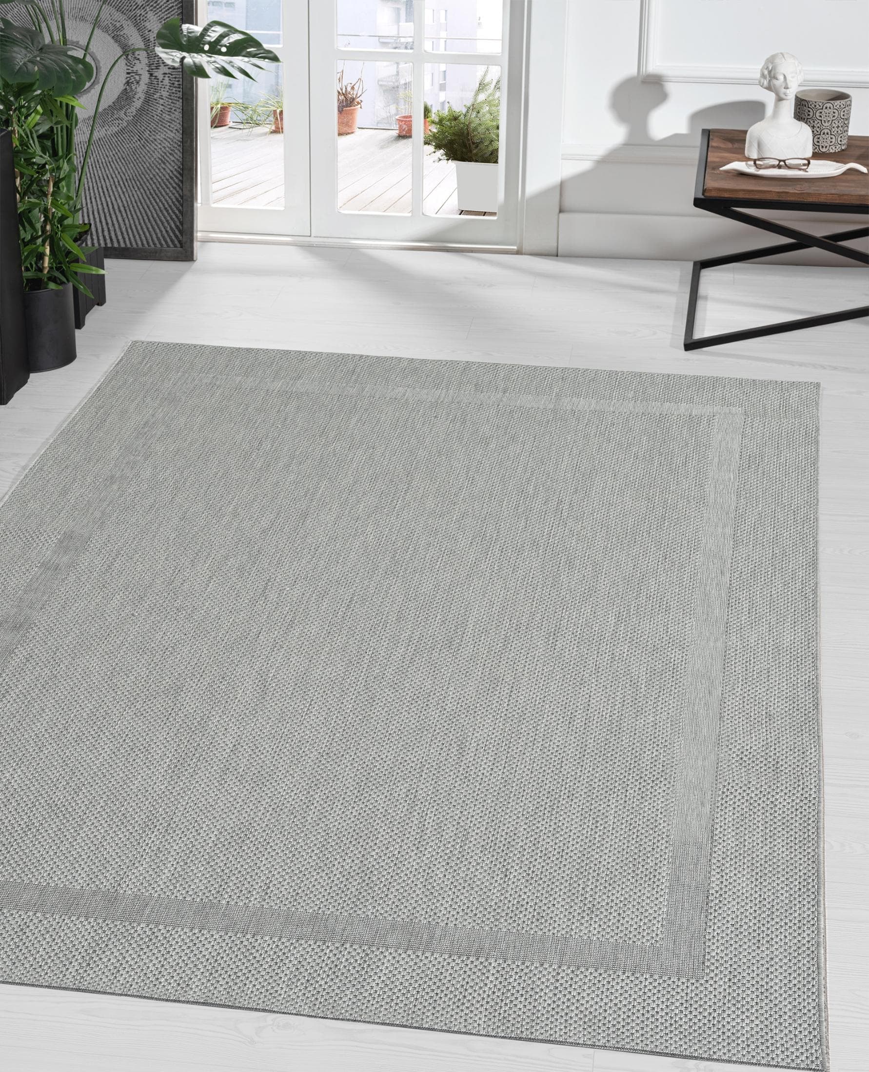 THE CARPET Mistra Teppich Grau Indoor Outdoor