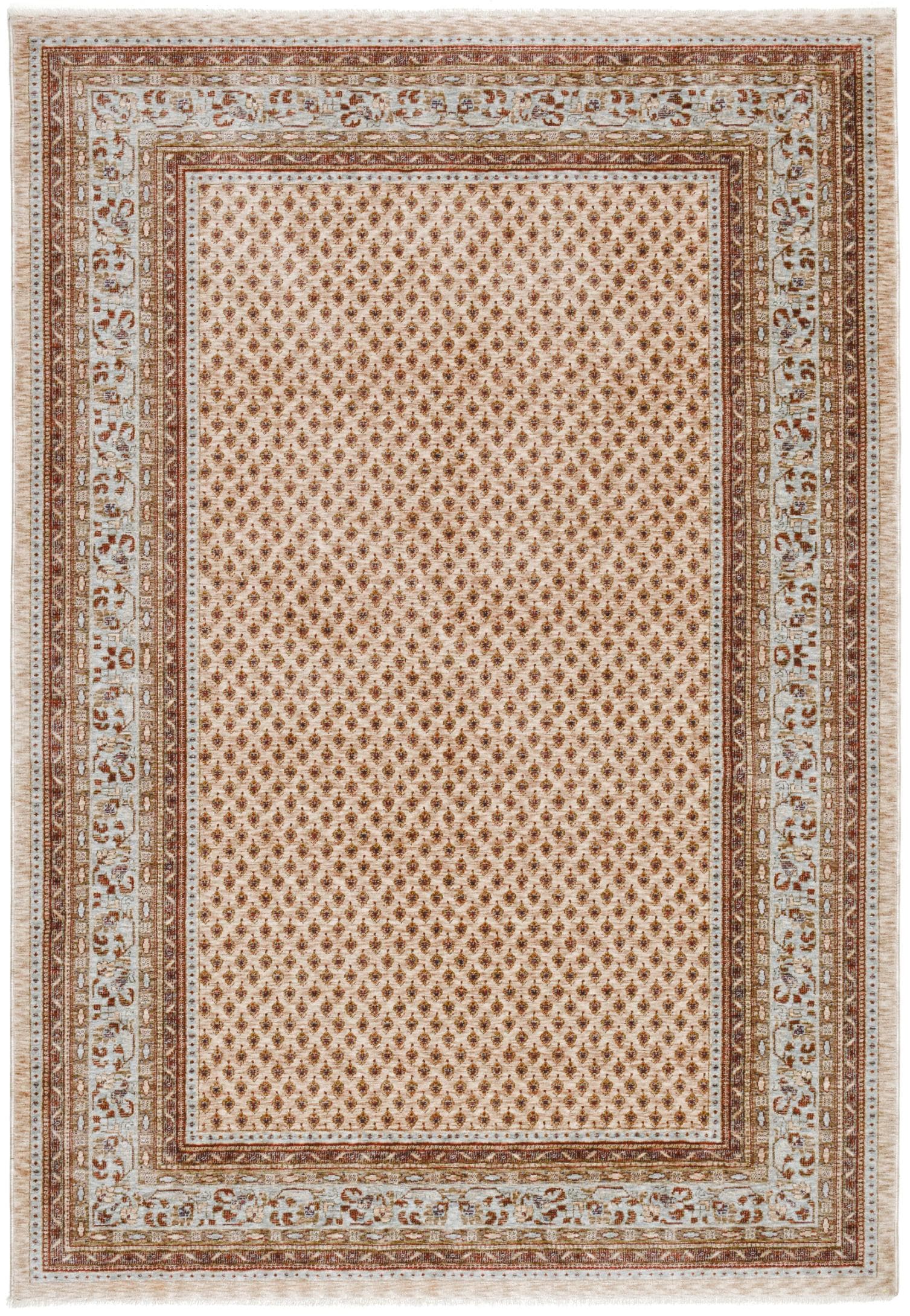 THEKO Teppich Mir Beige Multi Orient-Optik Kurzflor