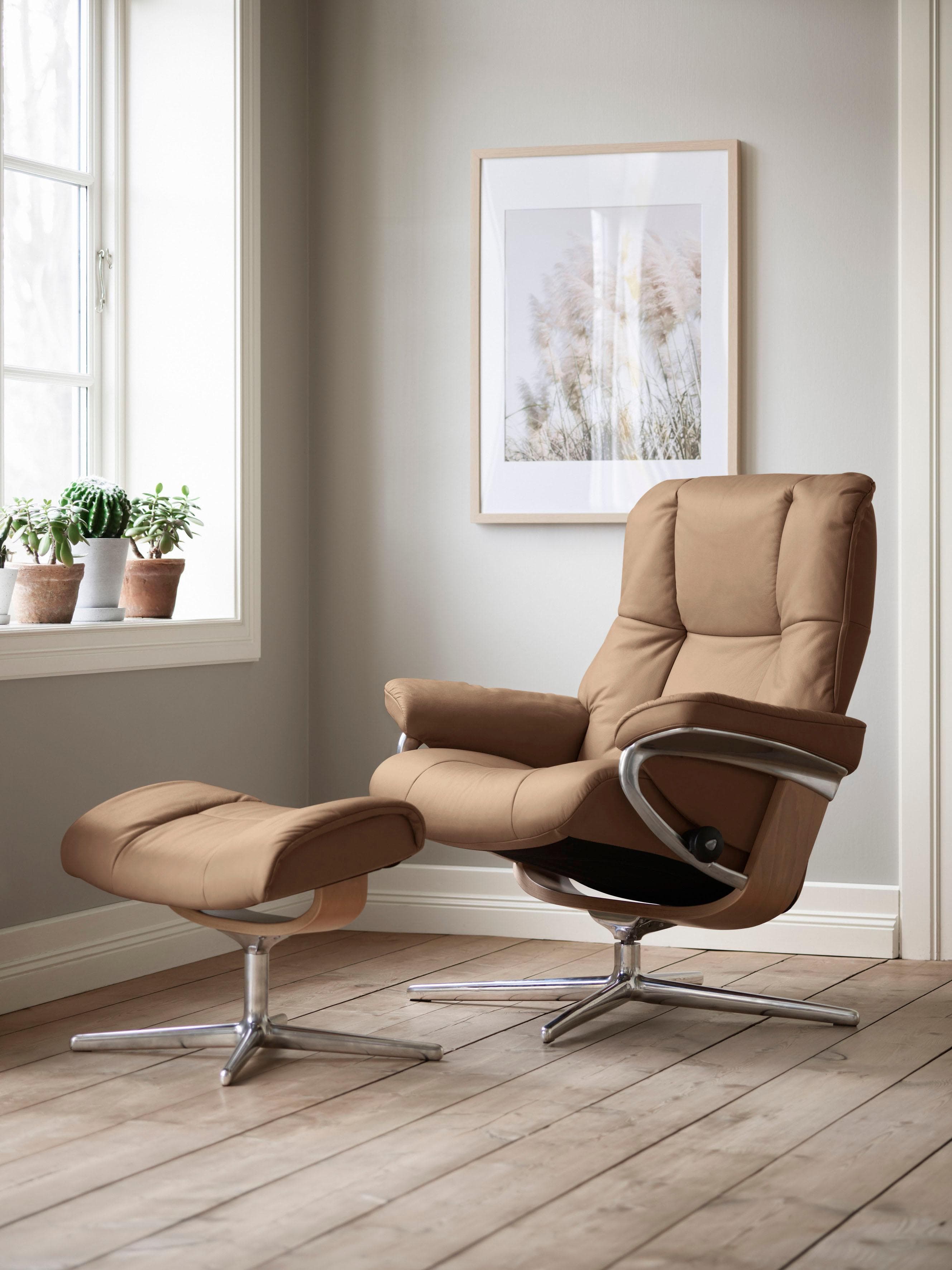 STRESSLESS Relaxsessel Mayfair mit Hocker Leder BATICK