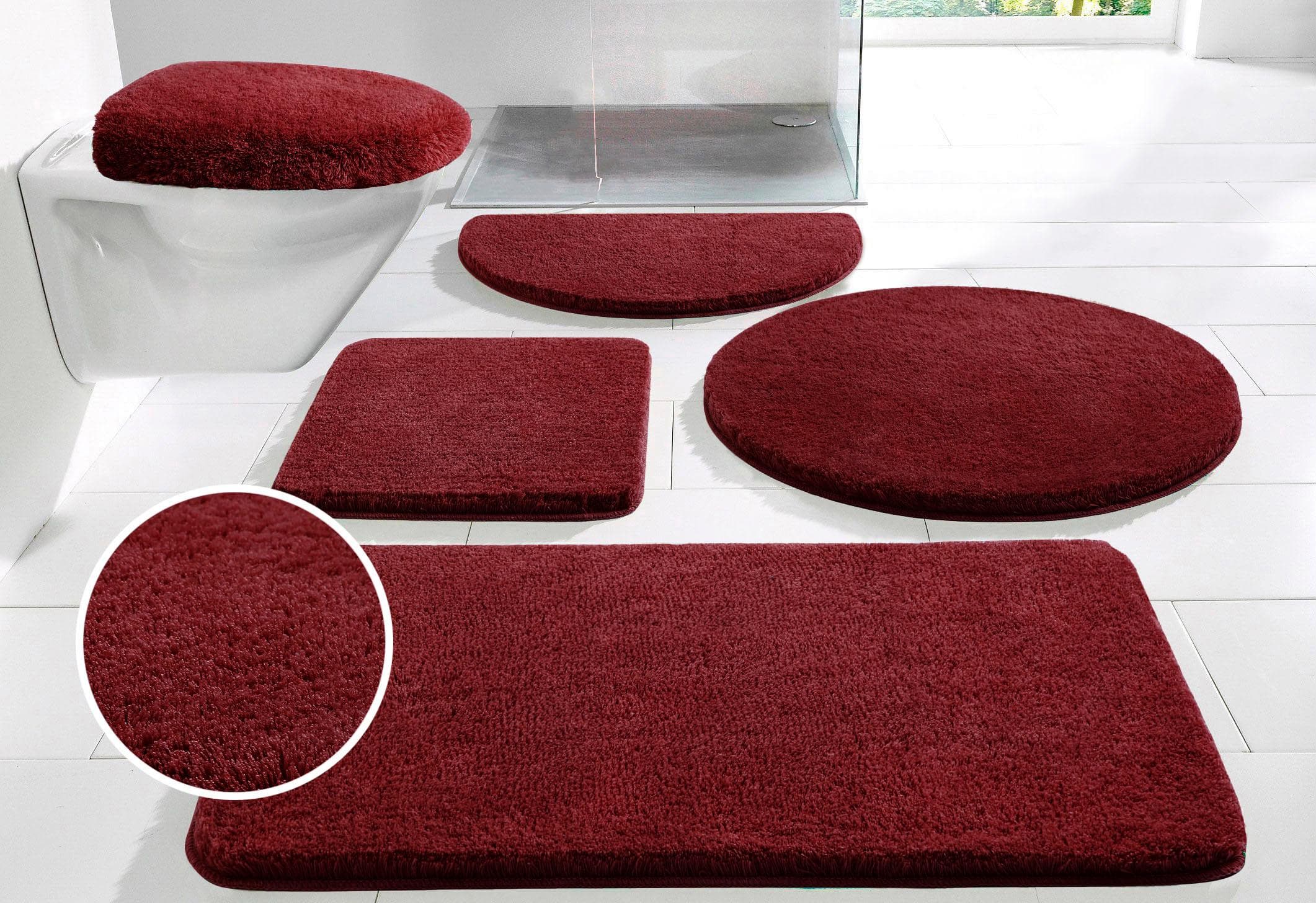 Badematte MY HOME Merida Badvorleger Badezimmer Teppich