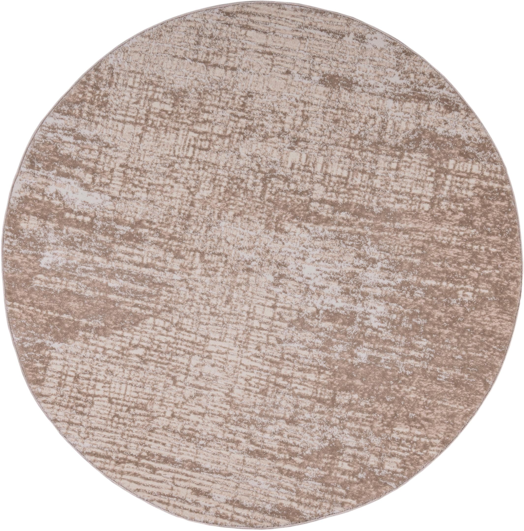 Teppich Ariano Vintage Design Schrumpf Carving-Effekt Beige