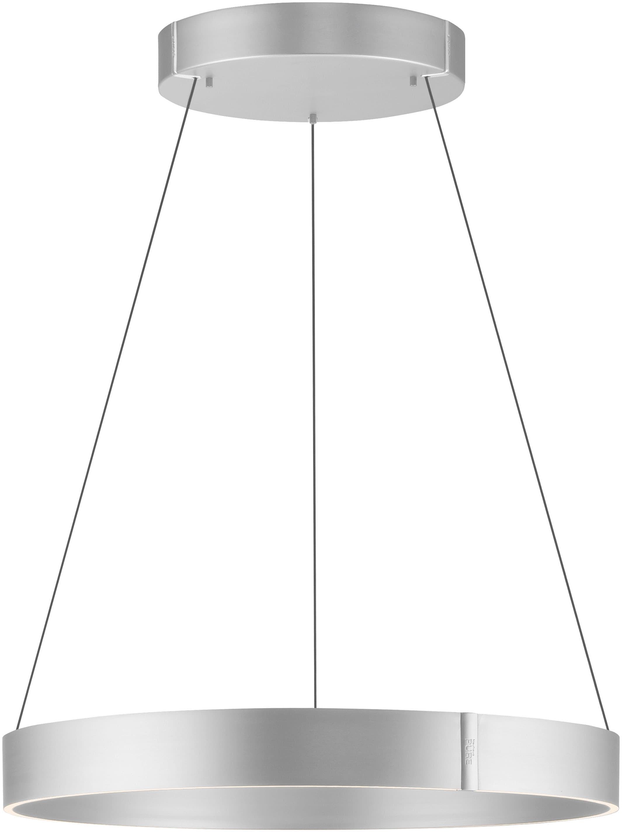 LED-Hängeleuchte PURE E-Clipse Grau Aluminium CCT