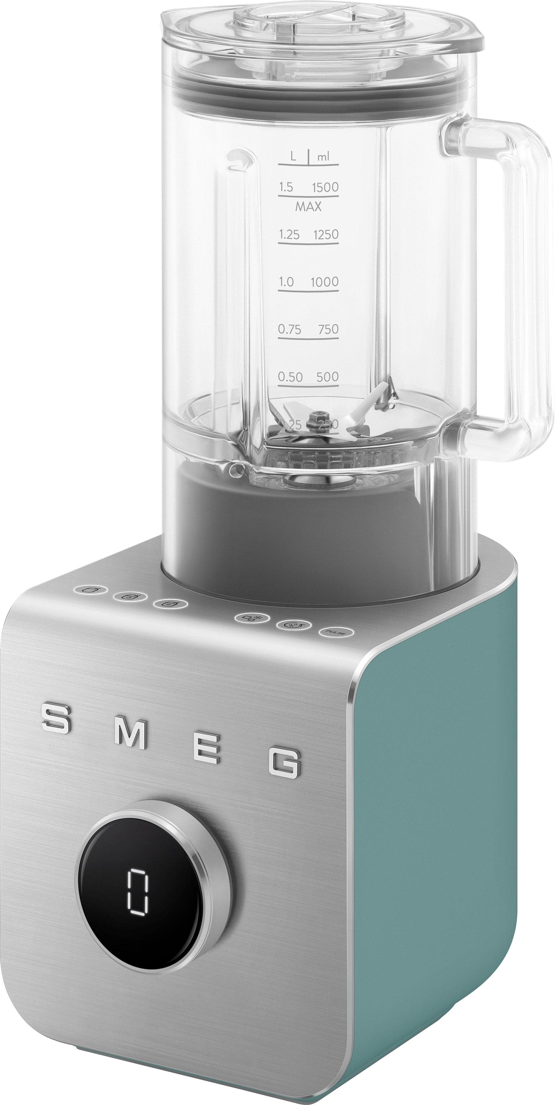 SMEG Standmixer BLC02EGMEU Emerald Green mit Vakuumpumpe