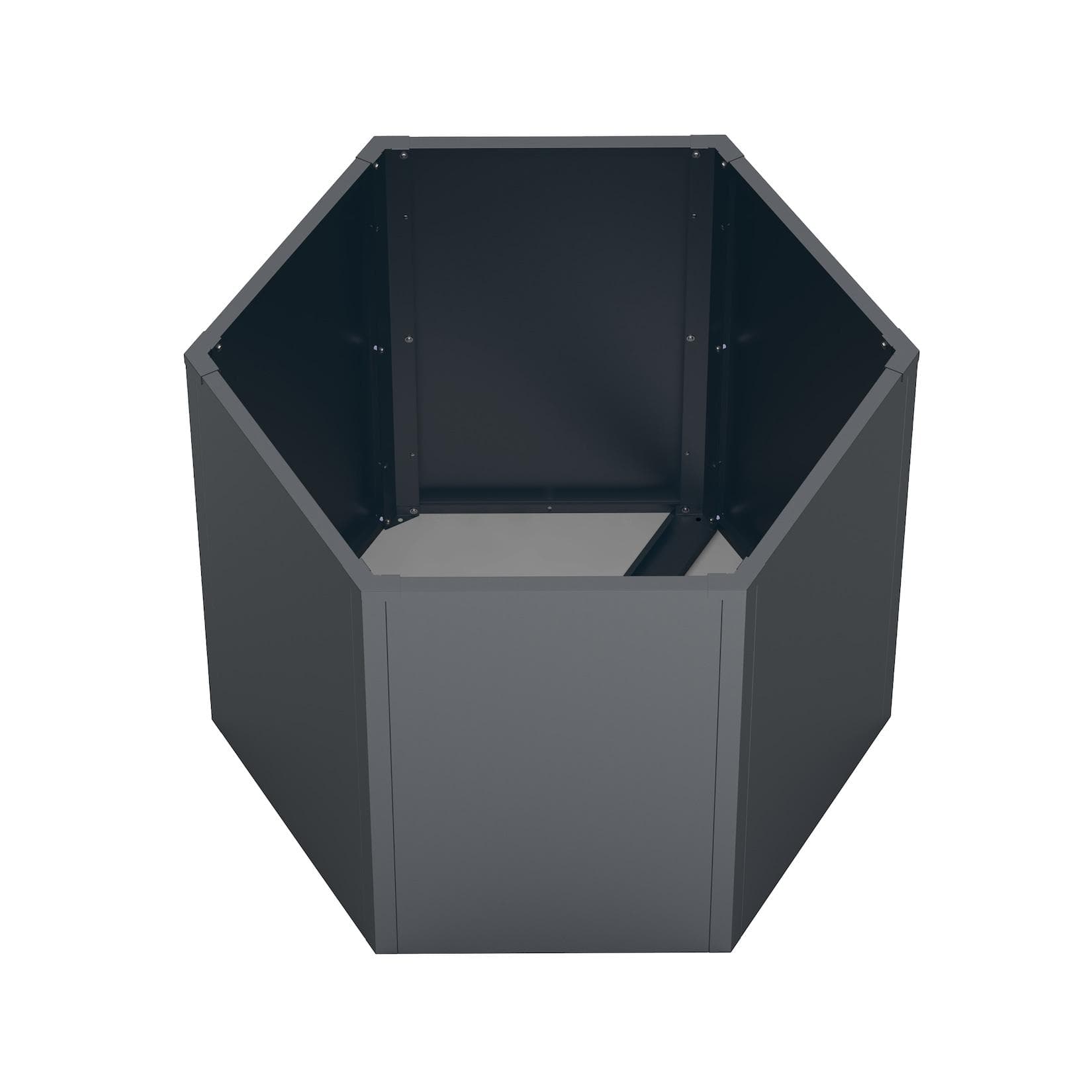 Westmann Metall Hochbeet 6-eckig Anthrazit