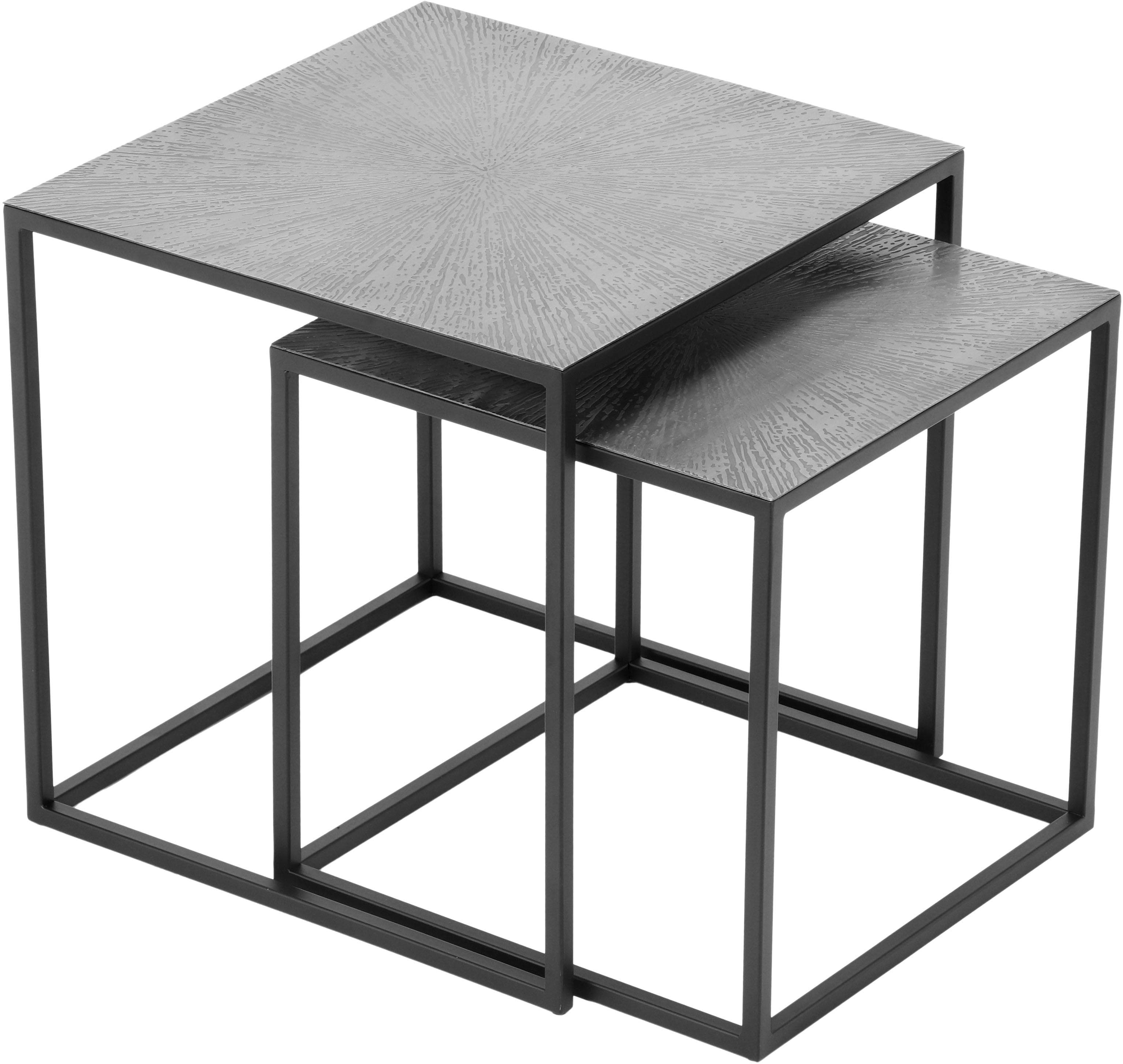 Beistelltisch SHANIA silber Industrial Design Mirrors and More