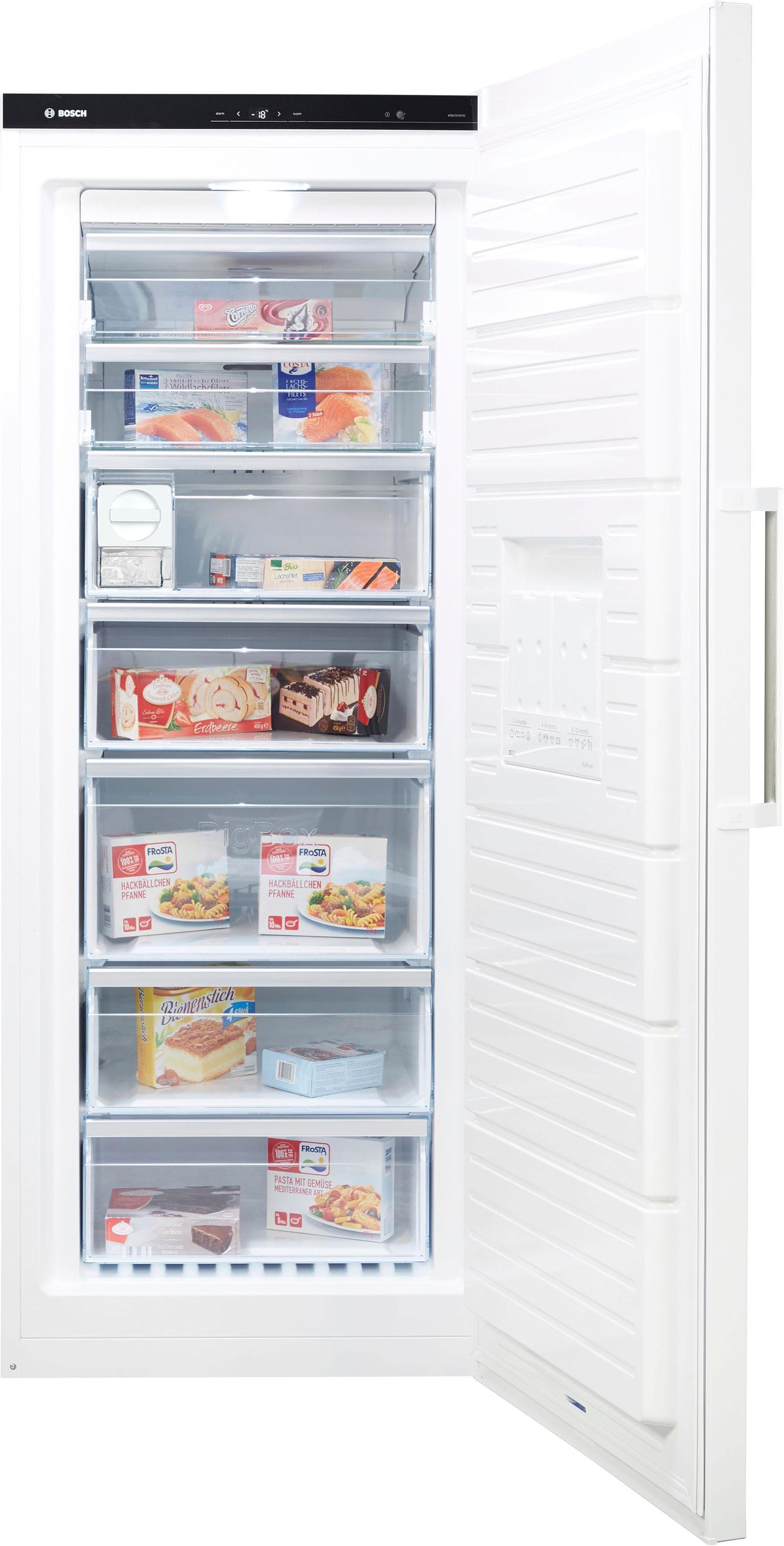 BOSCH Gefrierschrank GSN54AWCV NoFrost Weiß