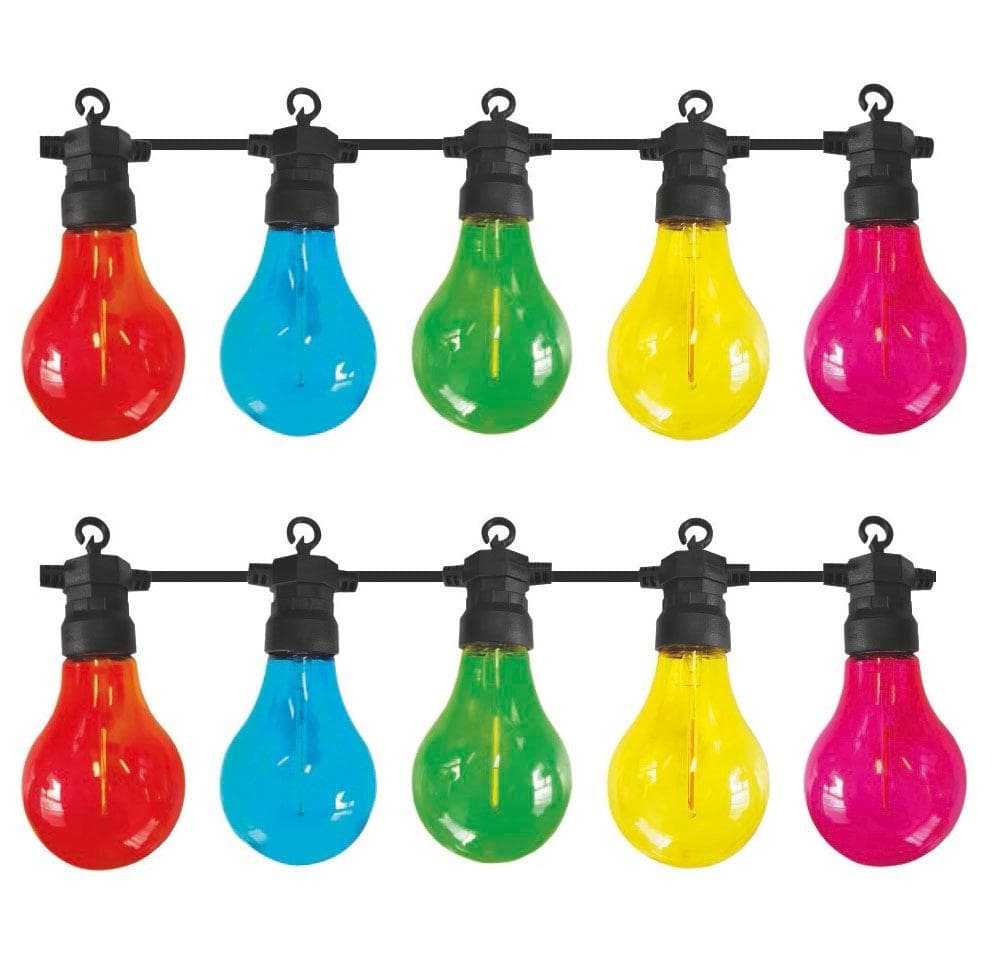 LUXFORM Lichterkette Maui 24V 10x farbige LED bunt