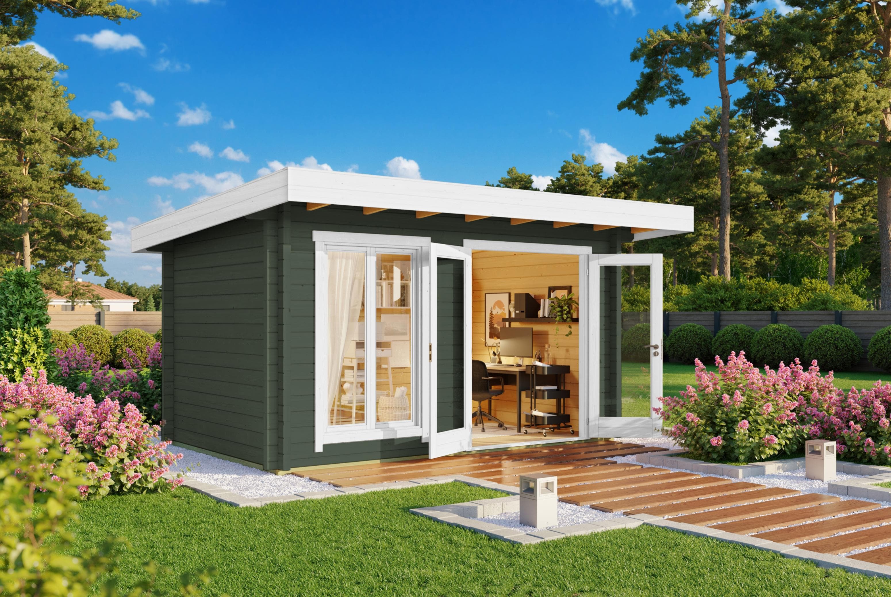 Gartenhaus NORDIC HOLZ 'DORSET 71' aus Massivholz