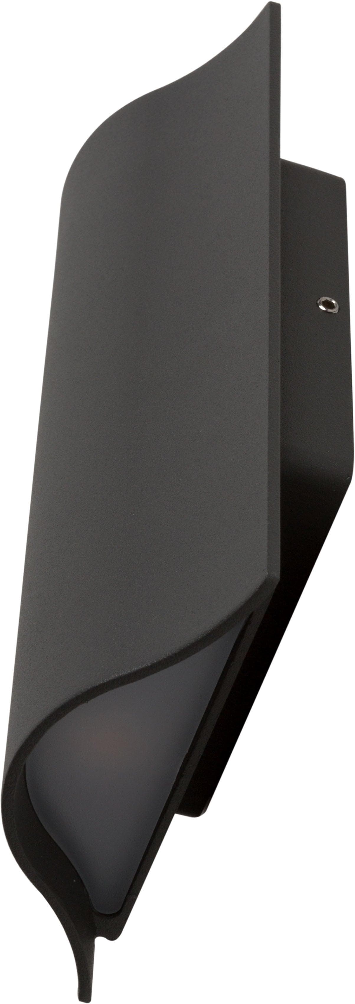Heitronic LED-Außenwandlampe Laola Dunkelgrau