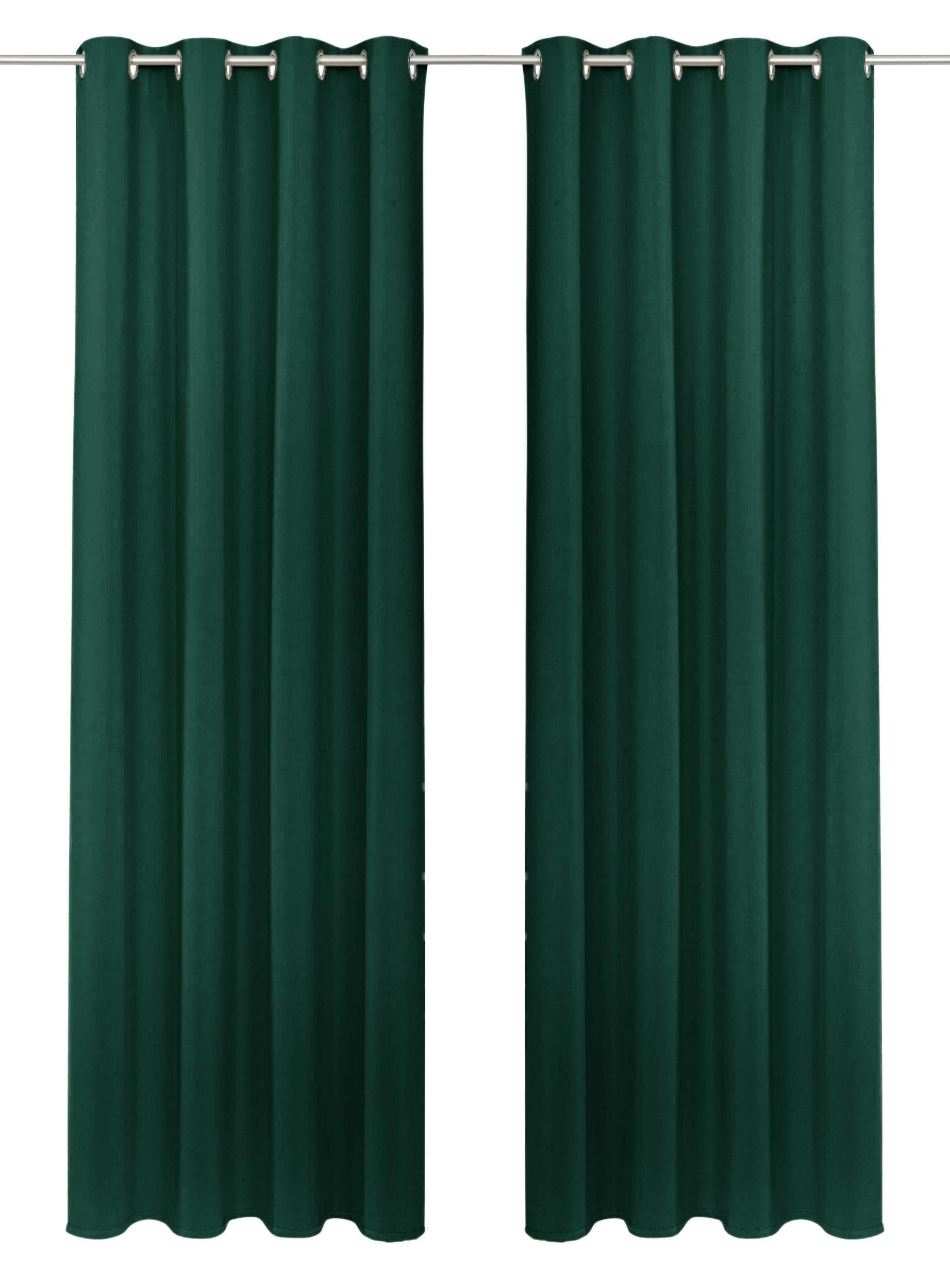 my home Gardine SOLA Gr. 1, Grün, Blickdicht, Polyester