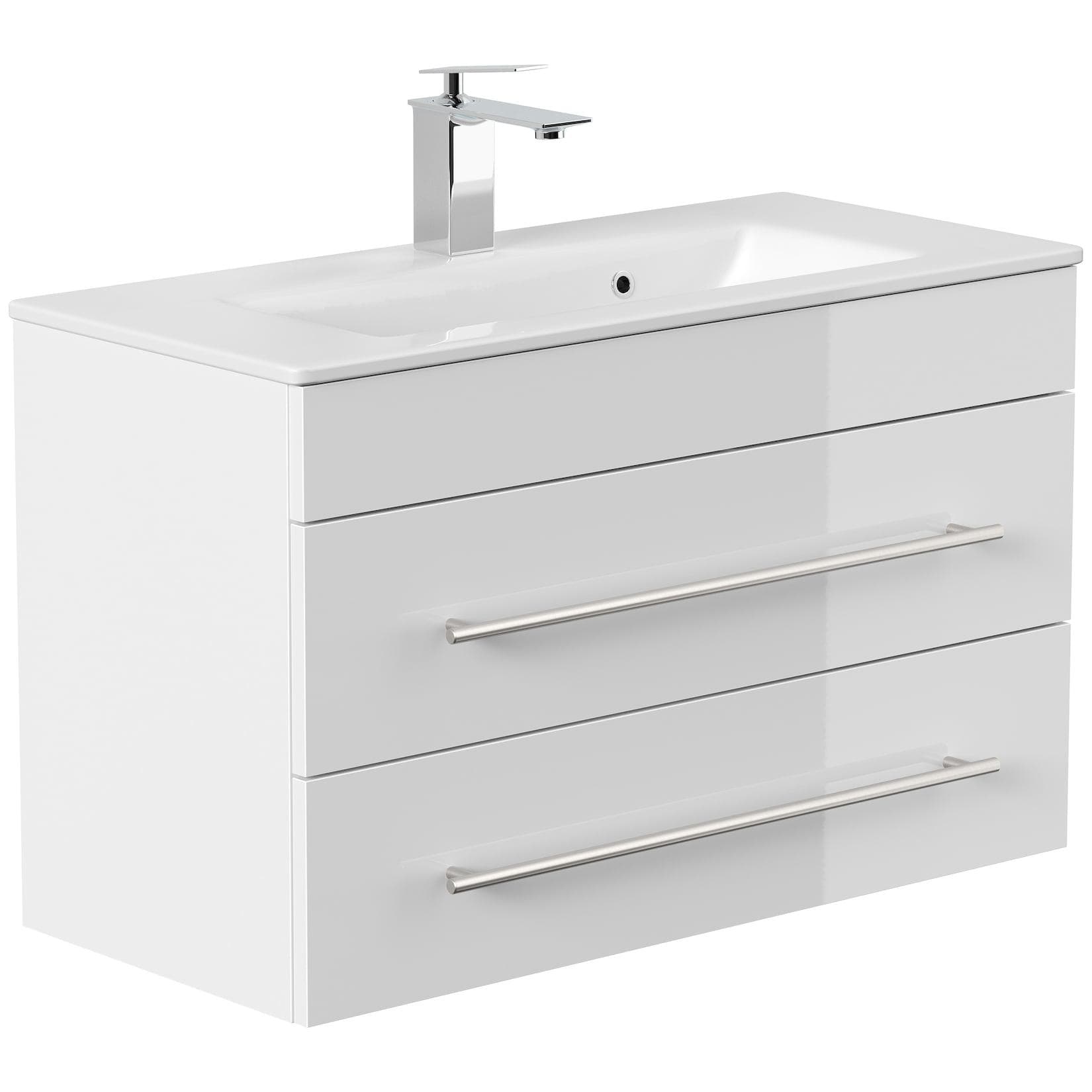 Posseik Badmöbel Portus 800 SlimLine mit Keramikwaschbecken