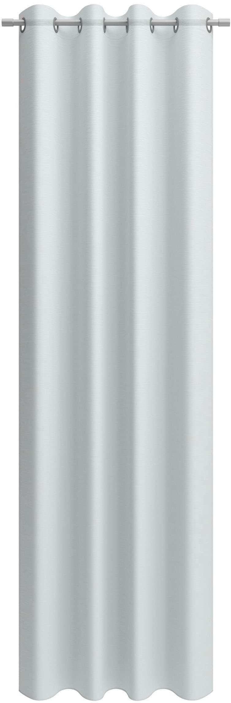 NEUTEX FOR YOU Vorhang Allure Hellgrau Polyester Ösenschal