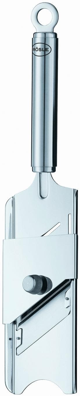 RÖSLE Gourmethobel Silber Edelstahl 18/10 Stufenlos Verstellbar