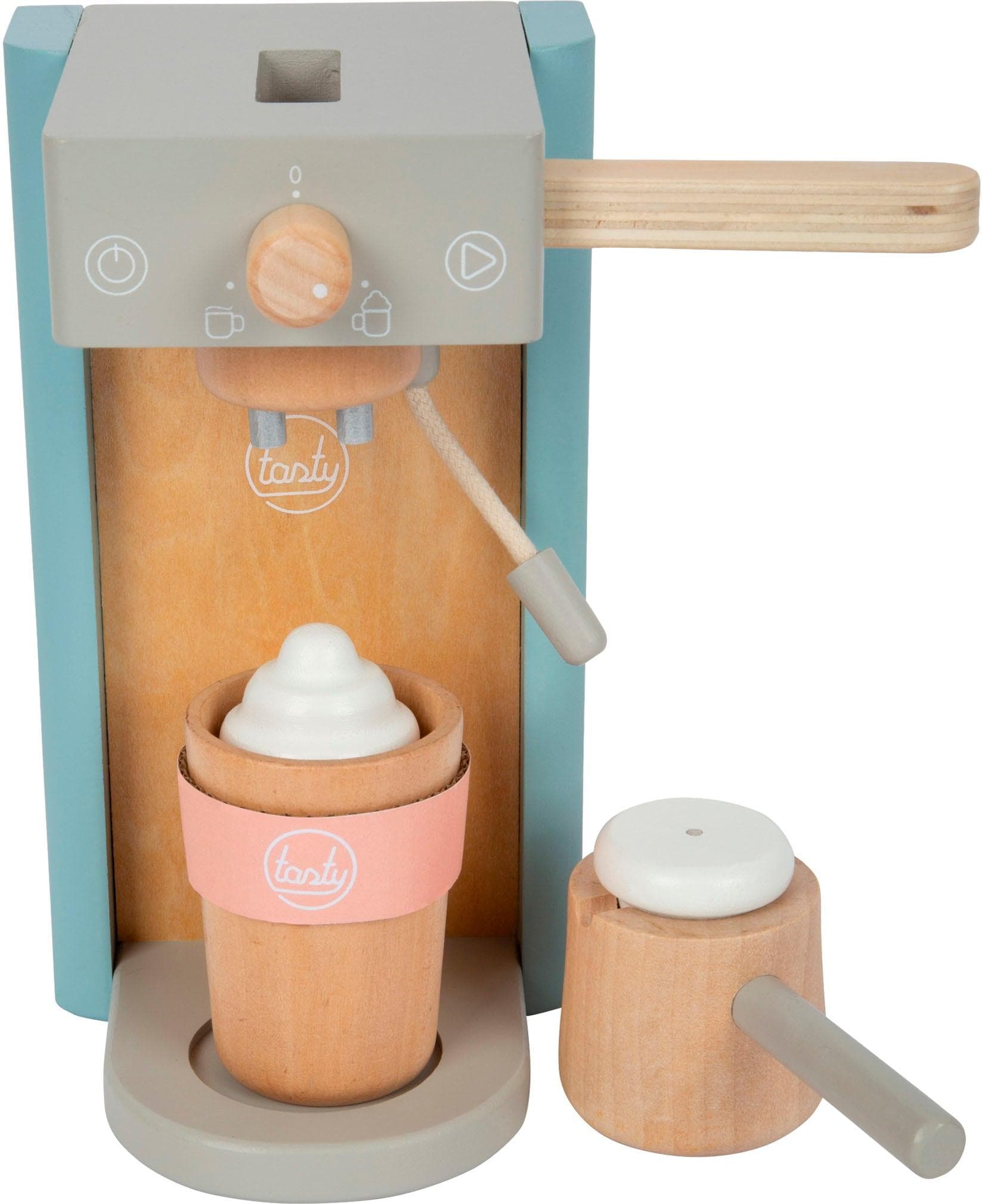 Small Foot Kinder-Kaffeemaschine Kaffeemaschinen-Set tasty