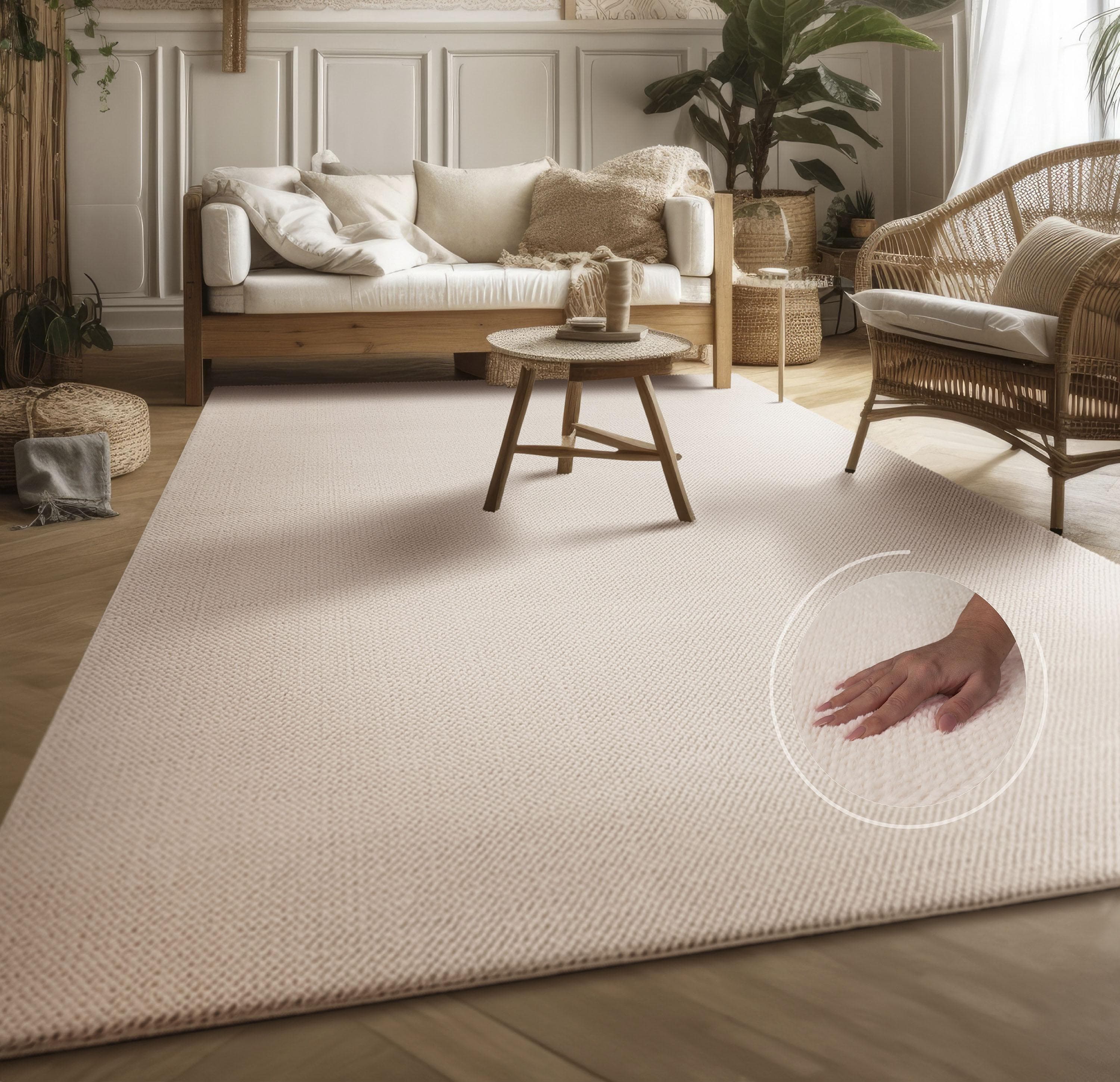 Scandi Design Teppich in beige, grau, anthrazit