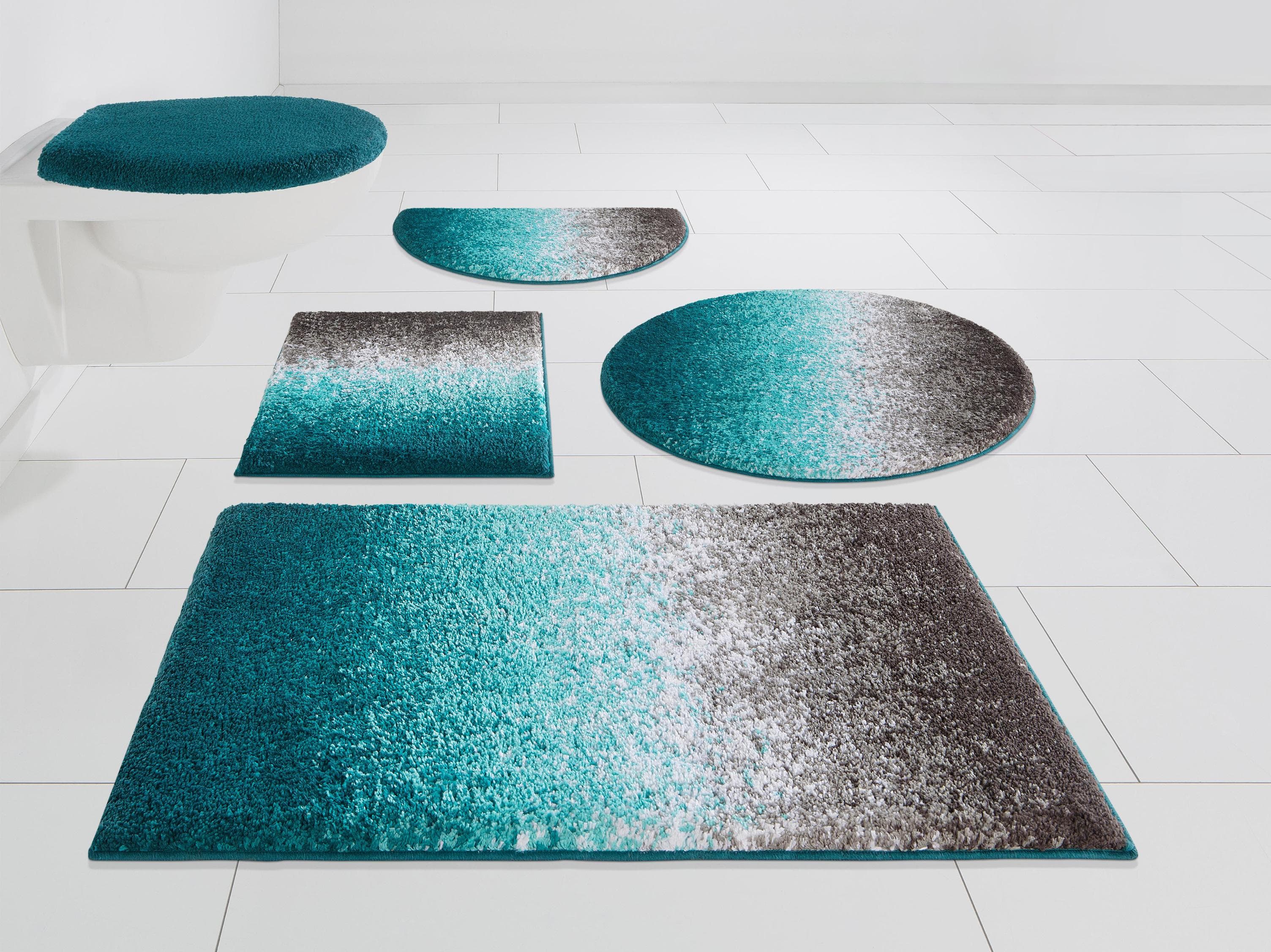 Badematte MY HOME Elif Badvorleger Ombré-Look